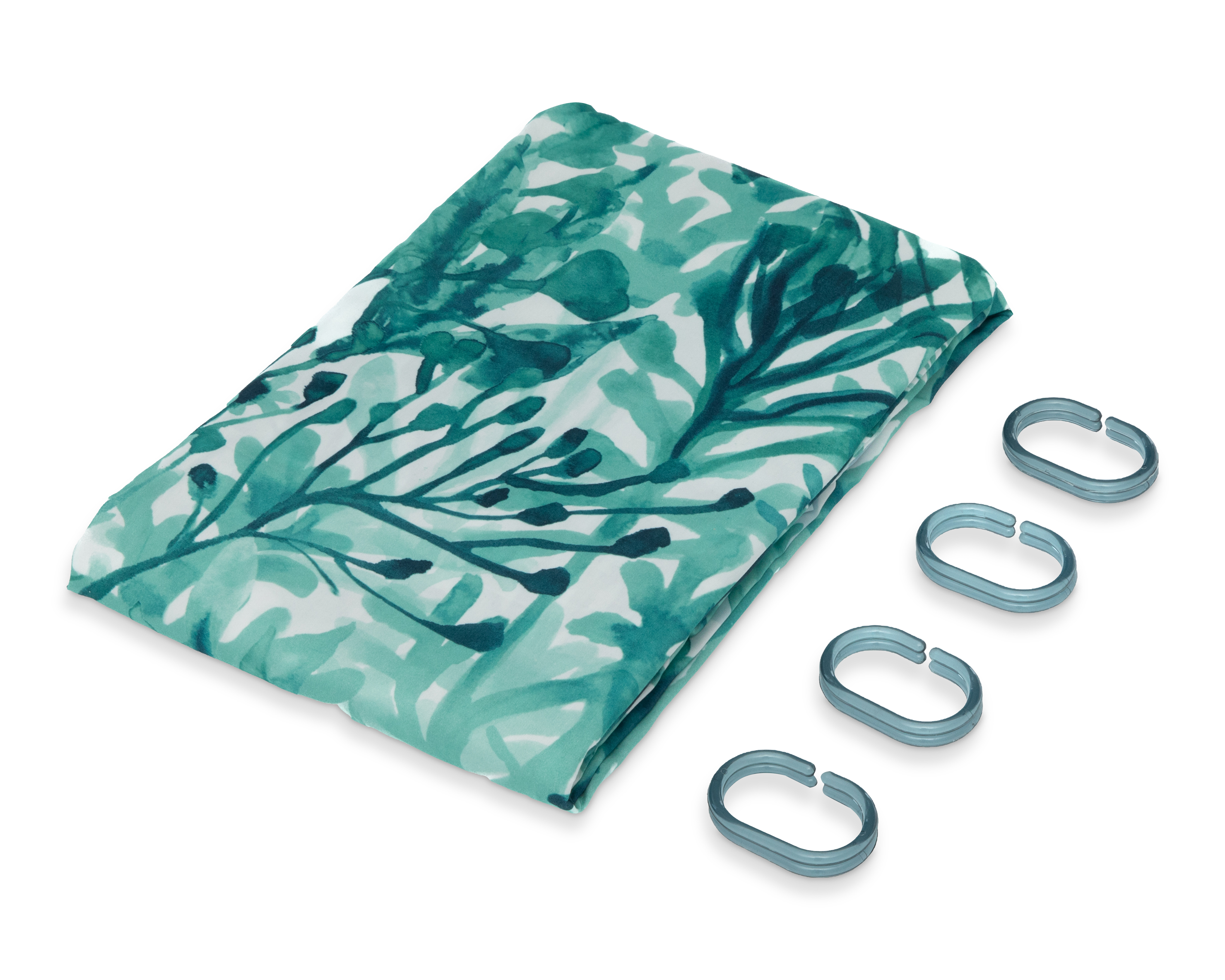 Foto 1 | Foto 1 | Cortina para Baño Starhaus Turquesa