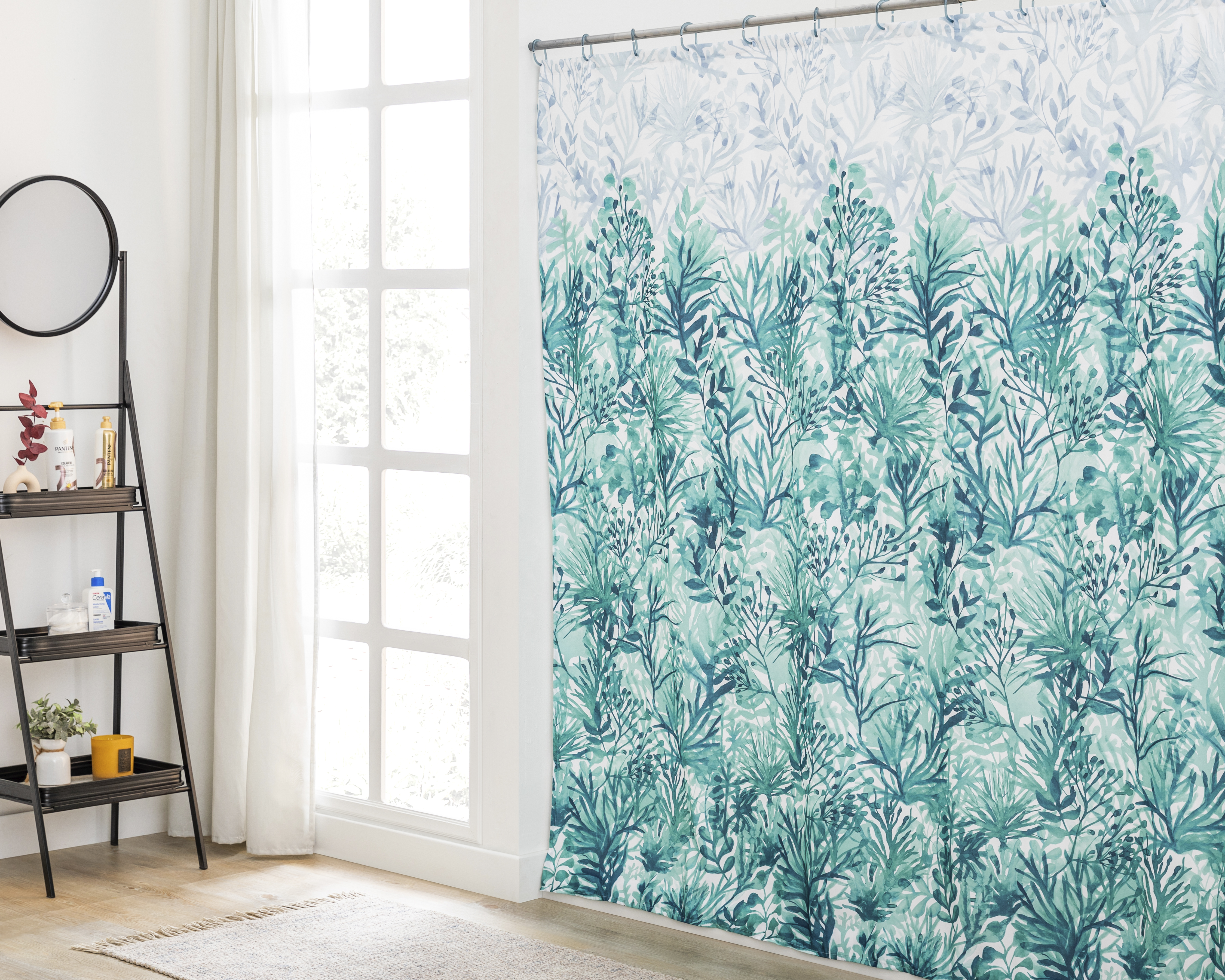 Foto 5 pulgar | Foto 4 | Cortina para Baño Starhaus Turquesa