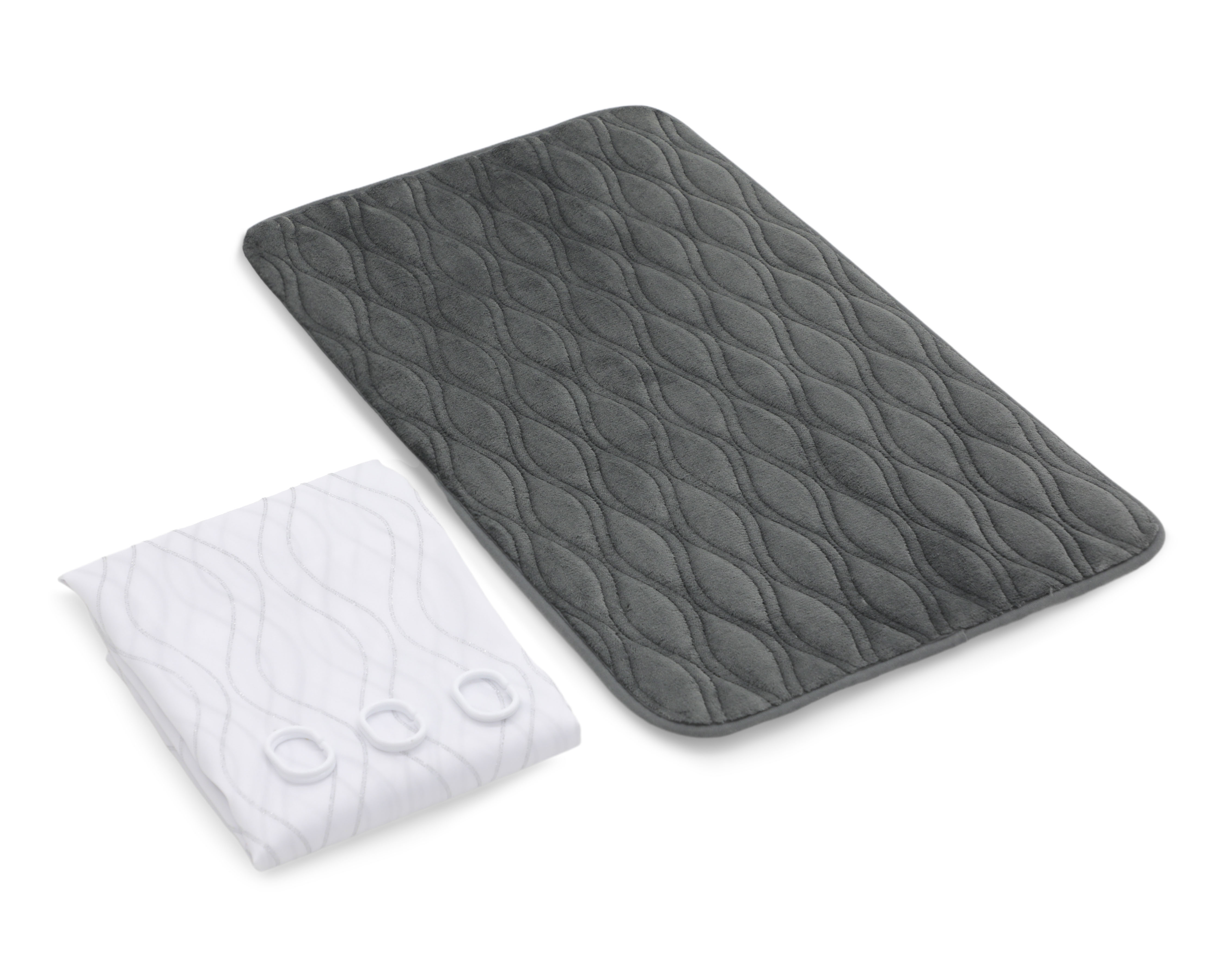 Foto 3 pulgar | Foto 2 | Cortina y Tapete para Baño Starhaus