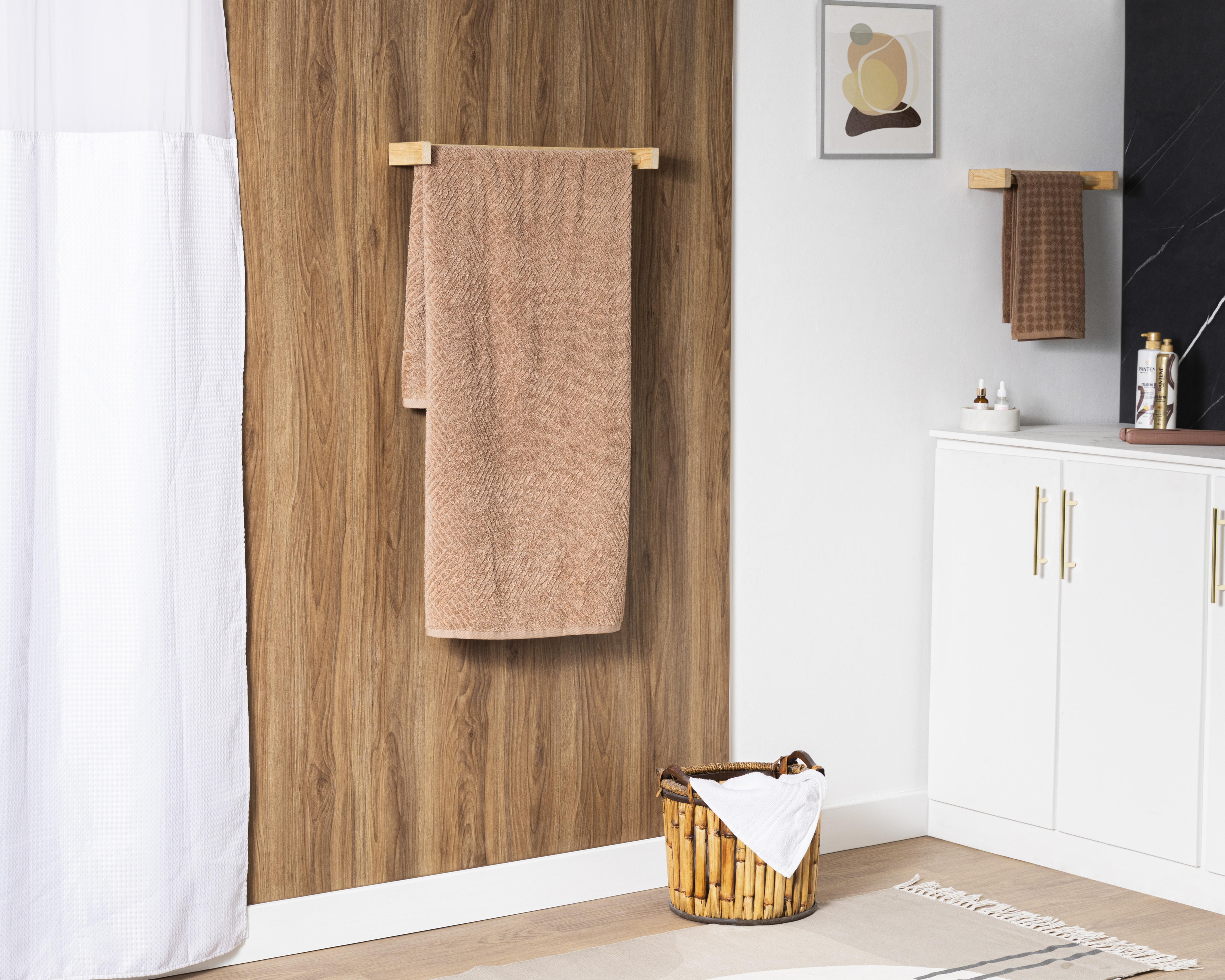 Foto 5 pulgar | Foto 4 | Toalla de Medio Baño Lilia Taupe