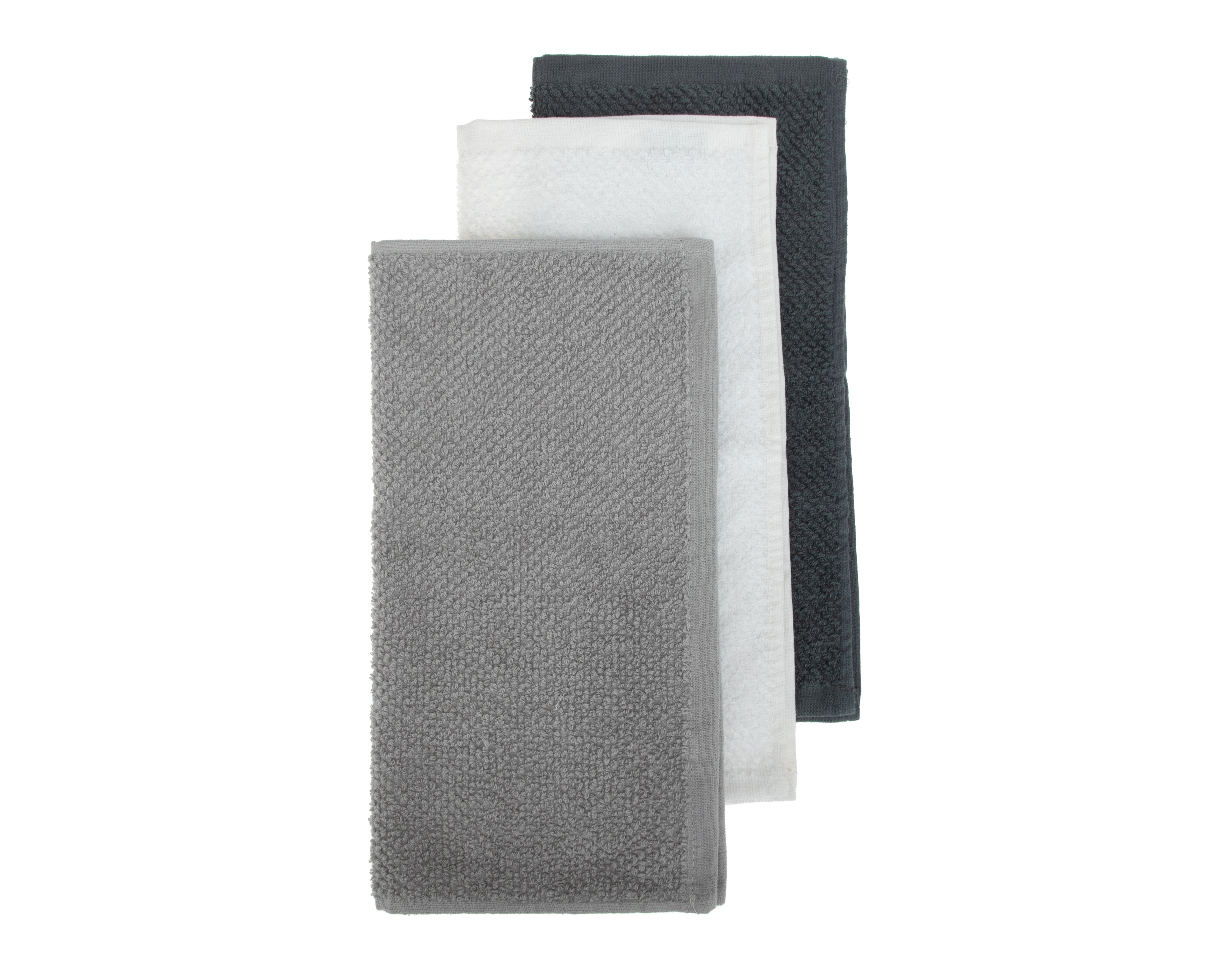 Toalla Cipie Blanco y Gris 3 Piezas