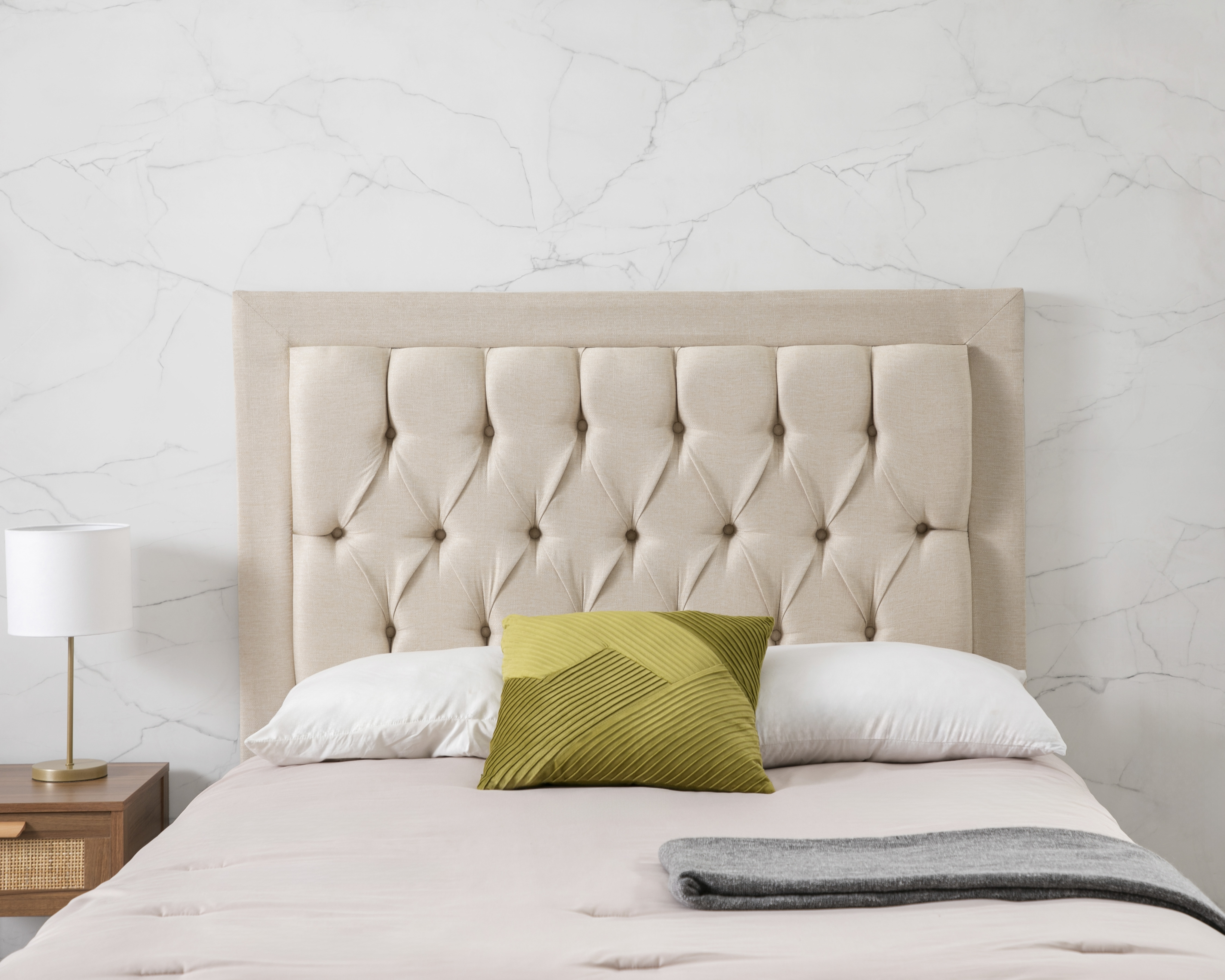 Cabecera Alina Matrimonial Beige