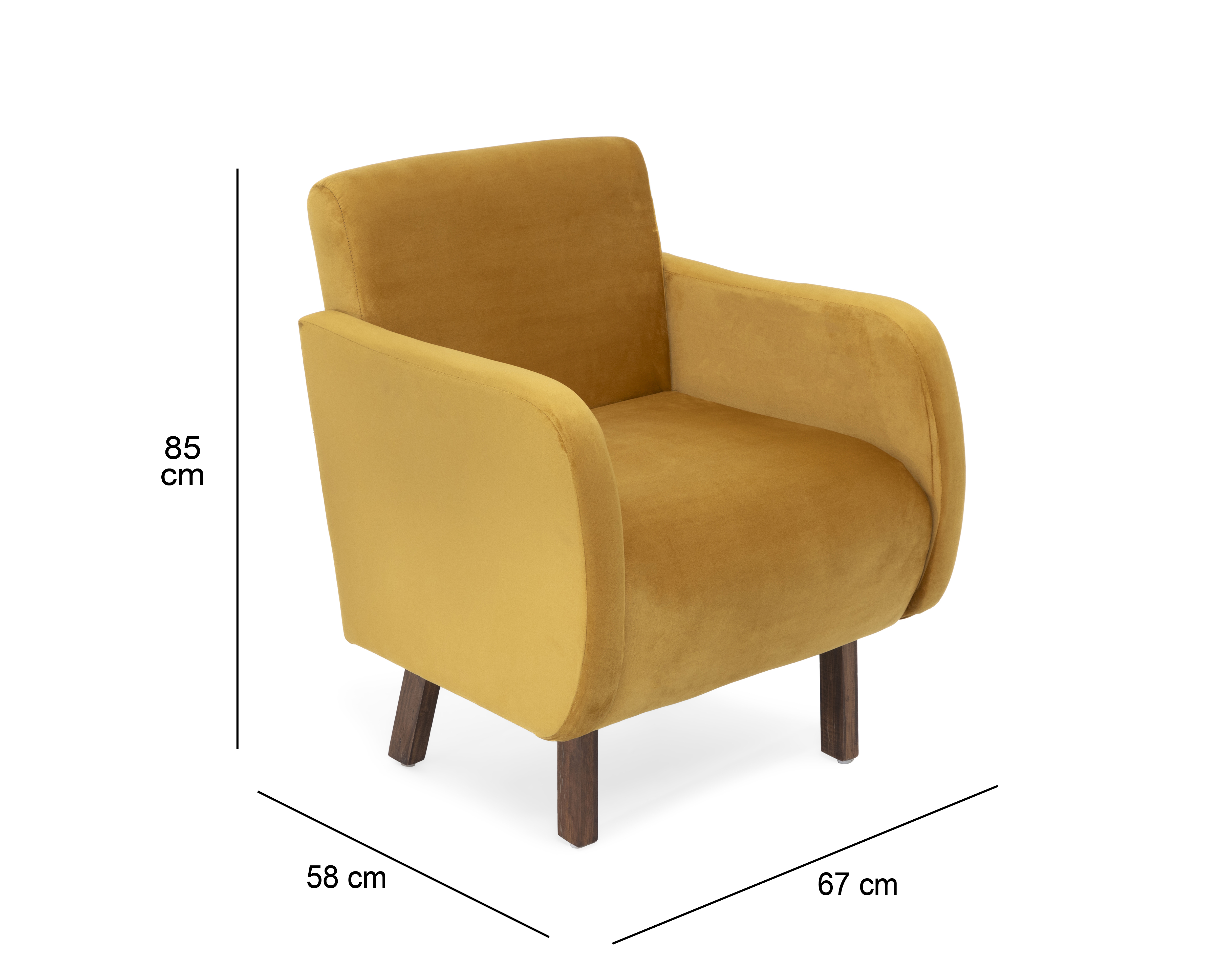 Foto 7 | Foto 7 | Sillón Ocasional Cali Mostaza