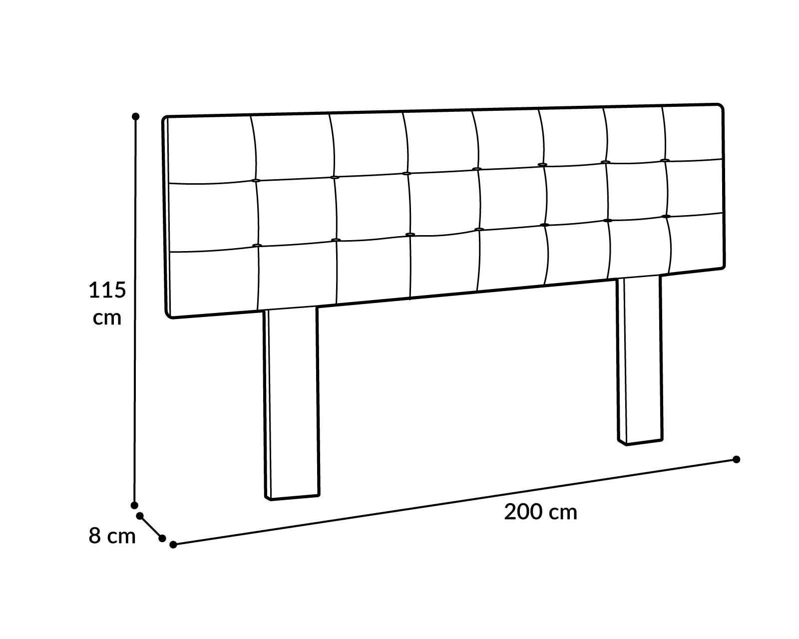 Foto 5 | Foto 5 | Cabecera York King Size Chocolate