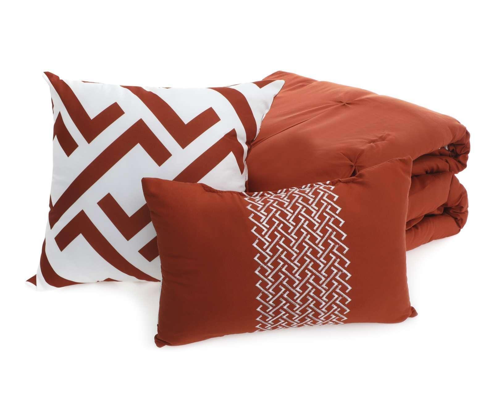 Foto 3 pulgar | Foto 2 | Edredón Starhaus King Size Loren Orange Anaranjado