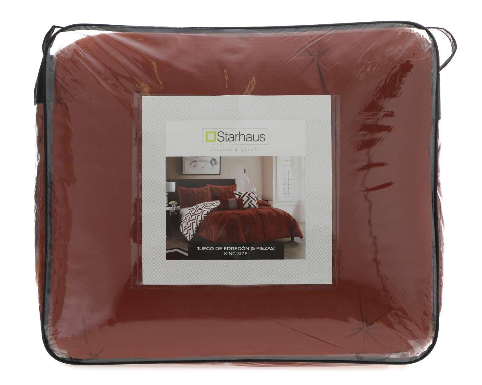 Foto 5 pulgar | Foto 4 | Edredón Starhaus King Size Loren Orange Anaranjado