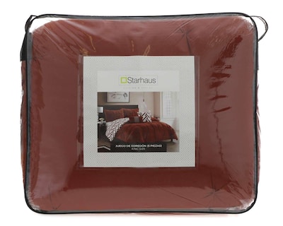 Foto 4 | Foto 4 | Edredón Starhaus King Size Loren Orange Anaranjado