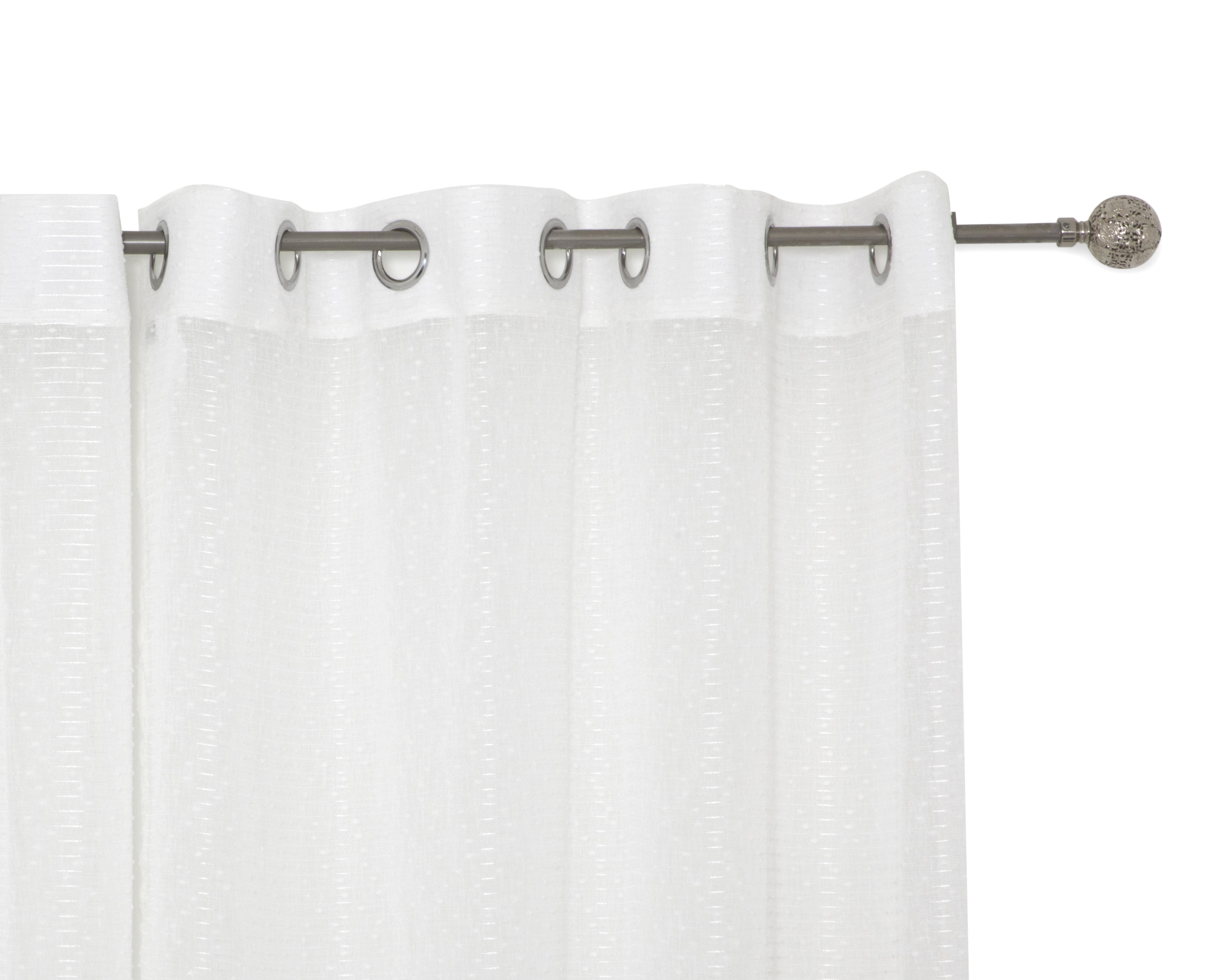 Foto 4 pulgar | Foto 3 | Cortina Michelle 140 x 225 cm Blanco