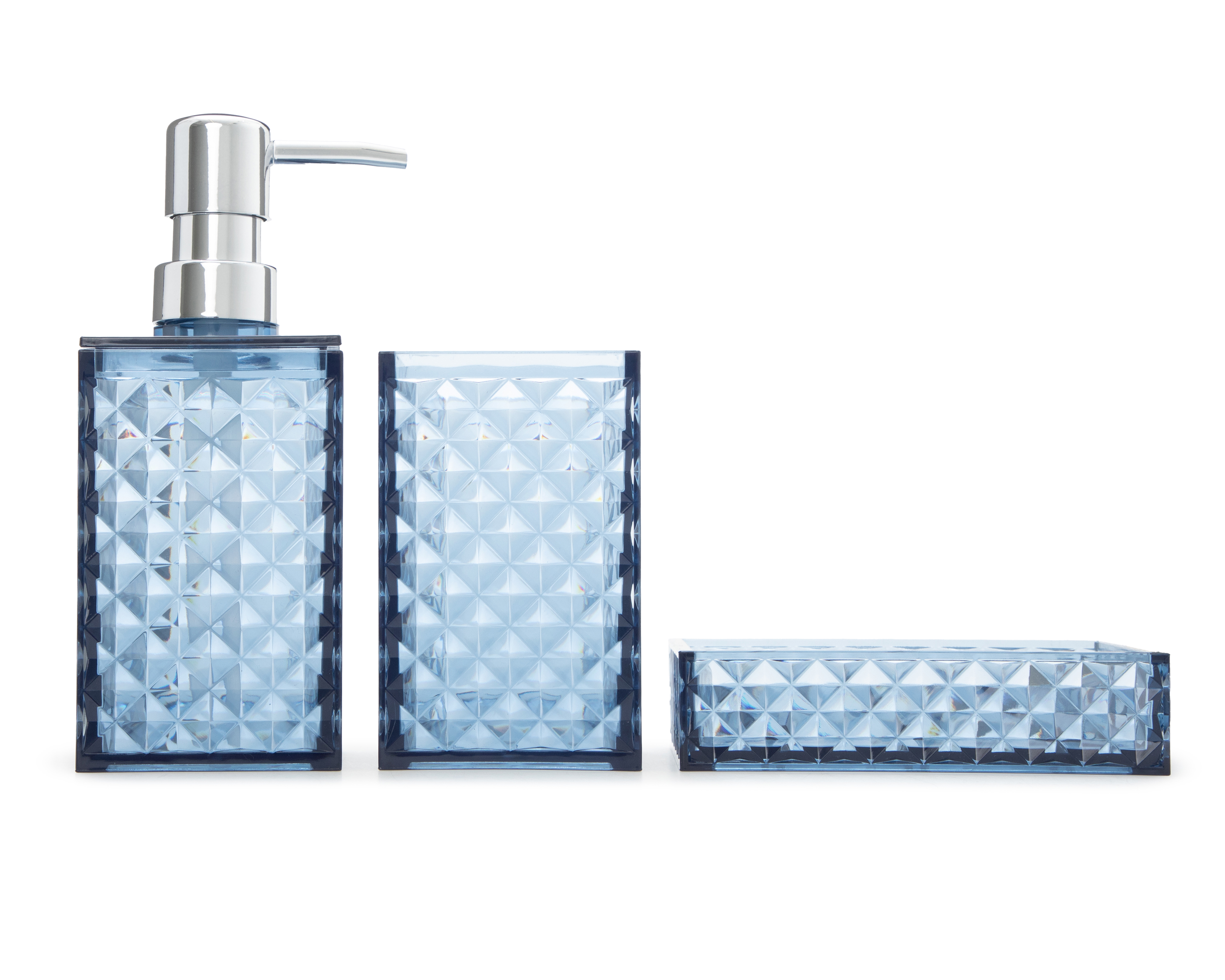 Accesorios para Baño Starhaus Azul 3 Piezas