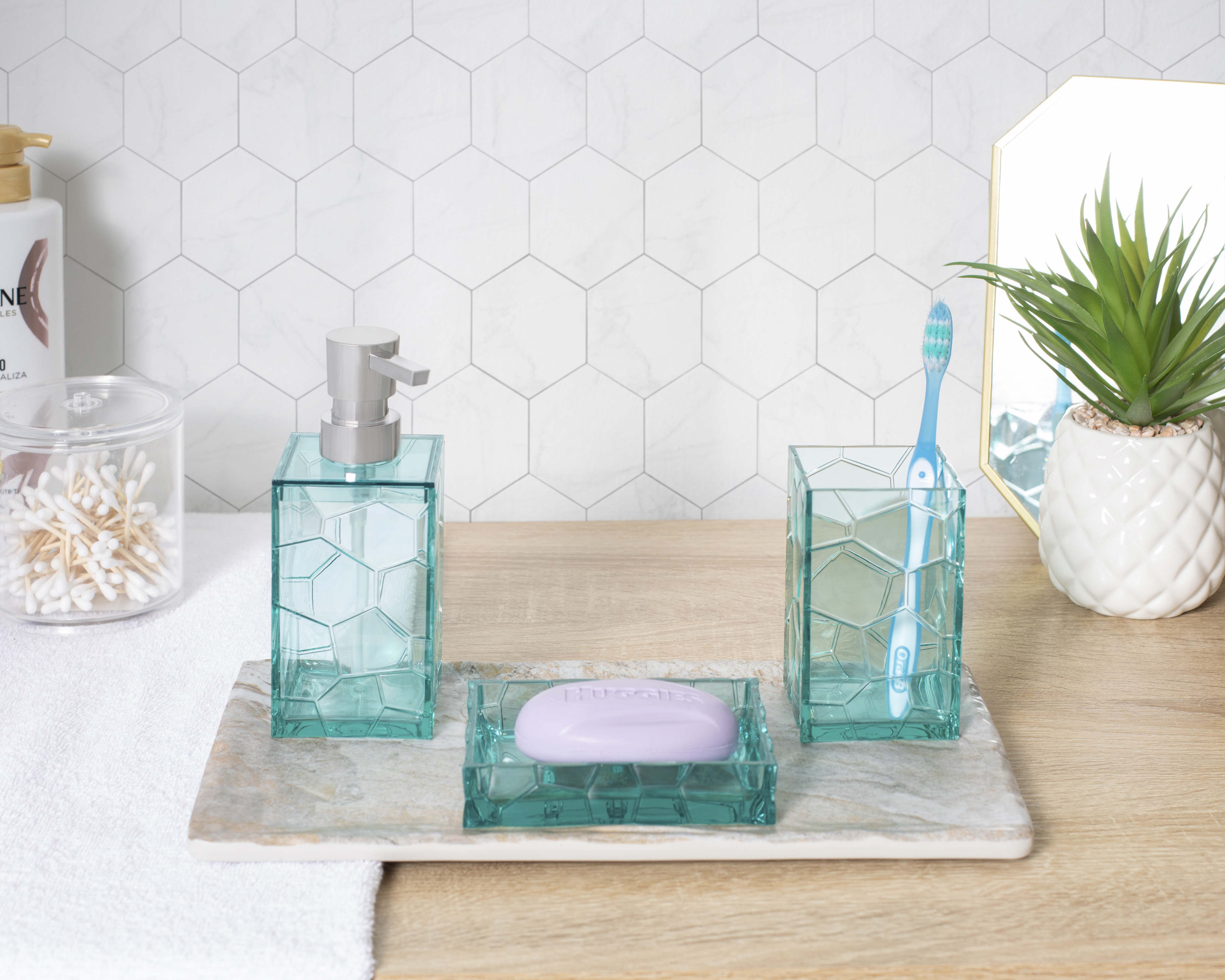 Foto 9 pulgar | Foto 8 | Dispensador de Jabón Starhaus 3 Piezas