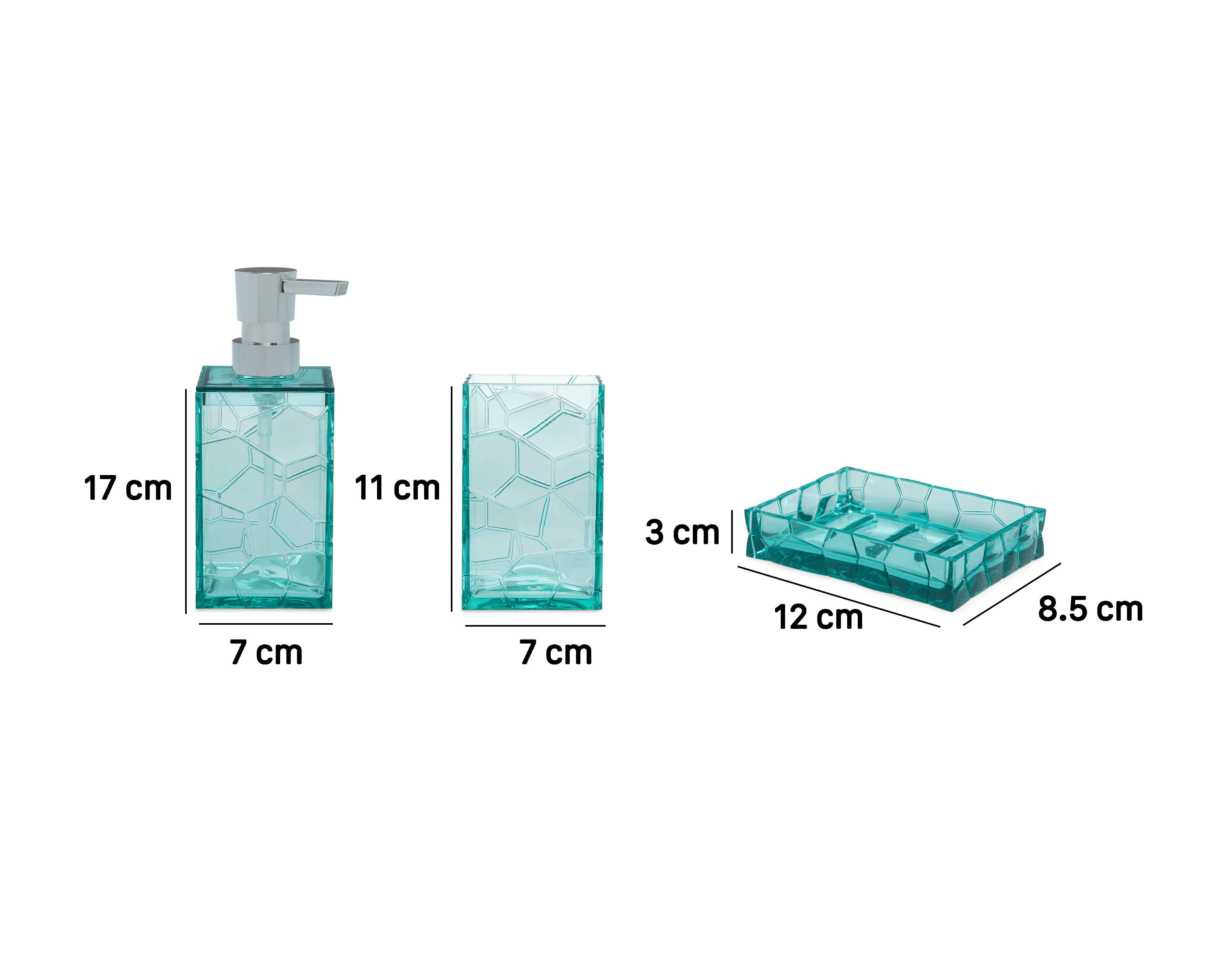 Foto 10 pulgar | Foto 9 | Dispensador de Jabón Starhaus 3 Piezas