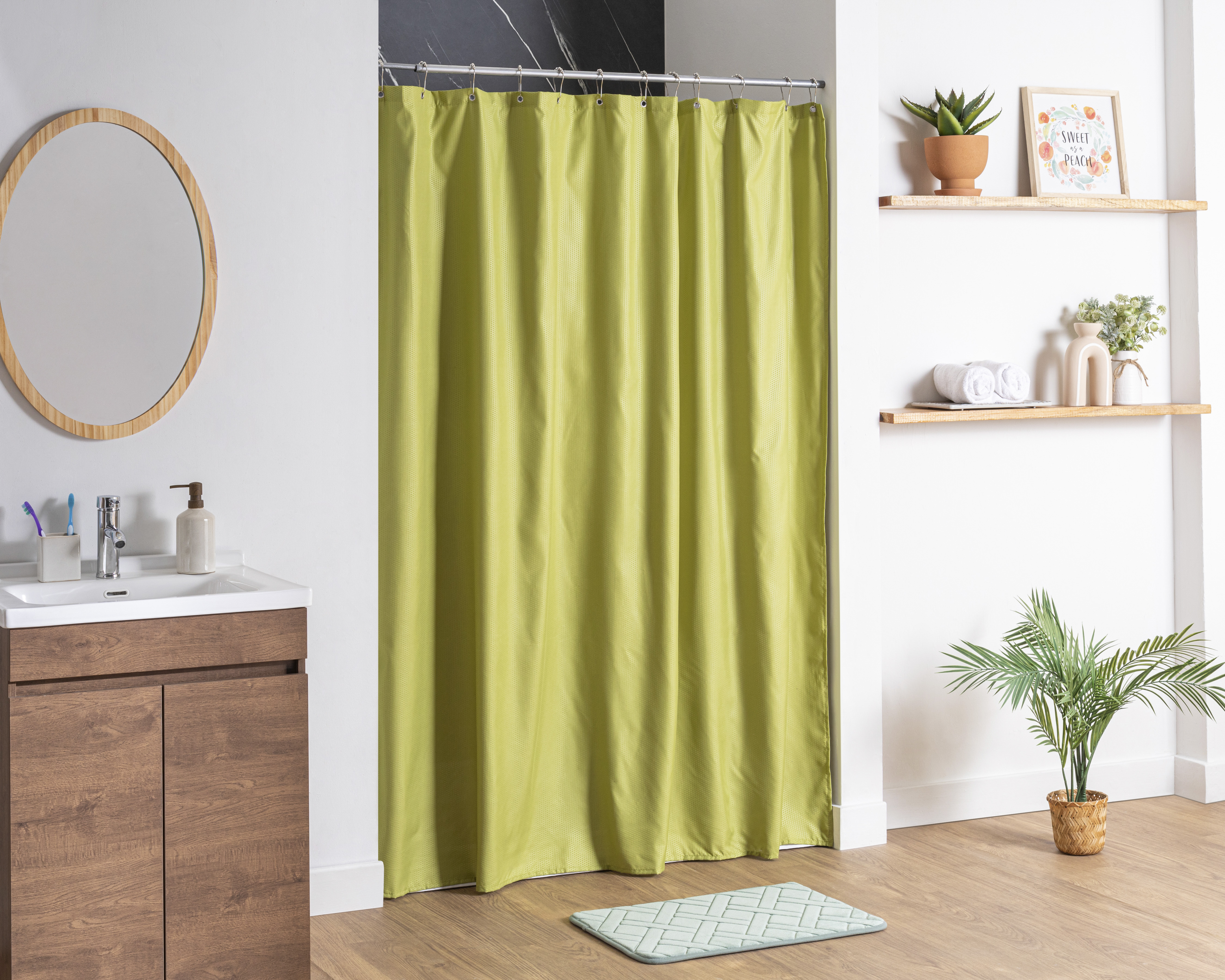 Foto 3 | Foto 3 | Cortina para Baño Starhaus Poliéster