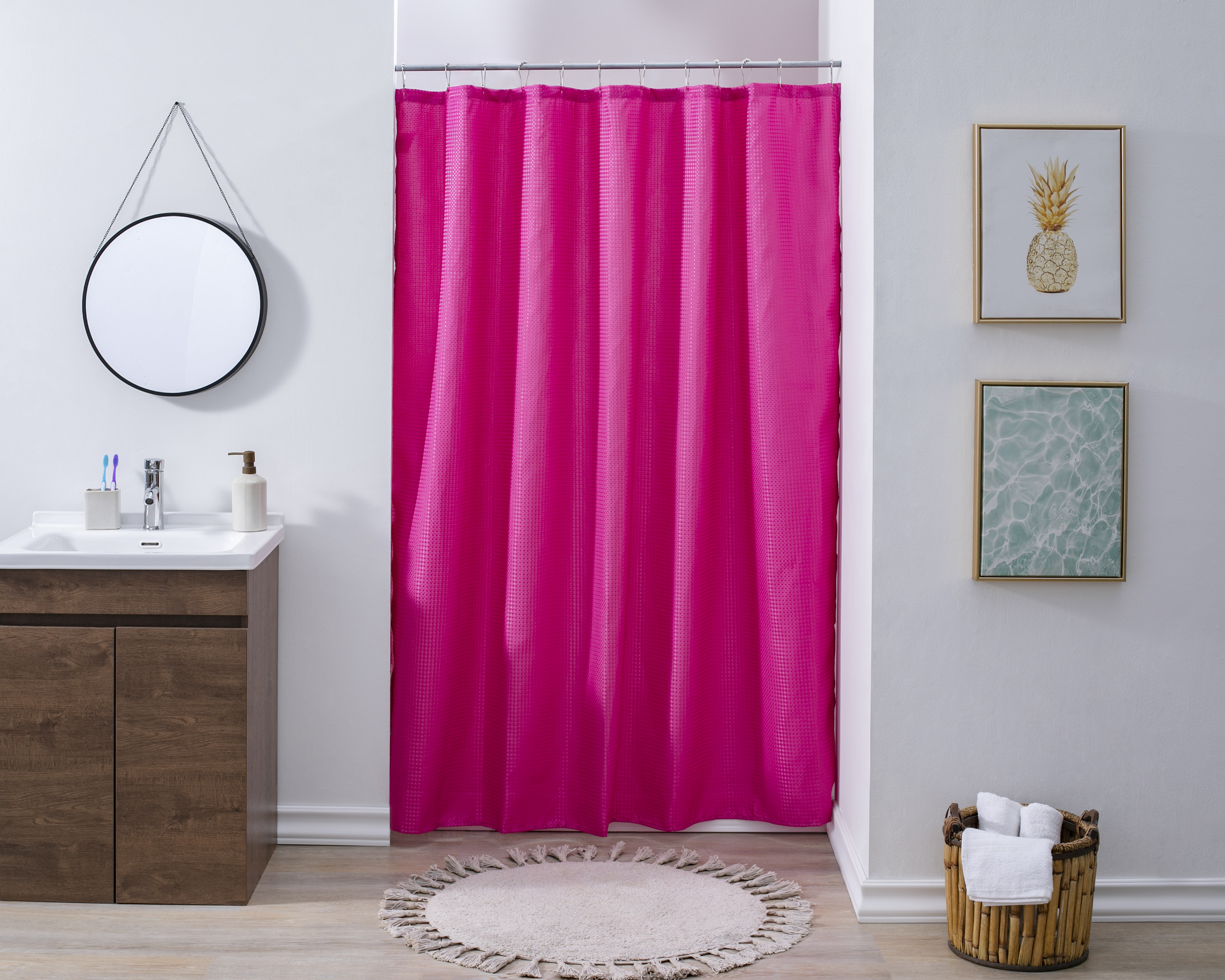 Foto 4 pulgar | Foto 3 | Cortina para Baño Starhaus Poliéster