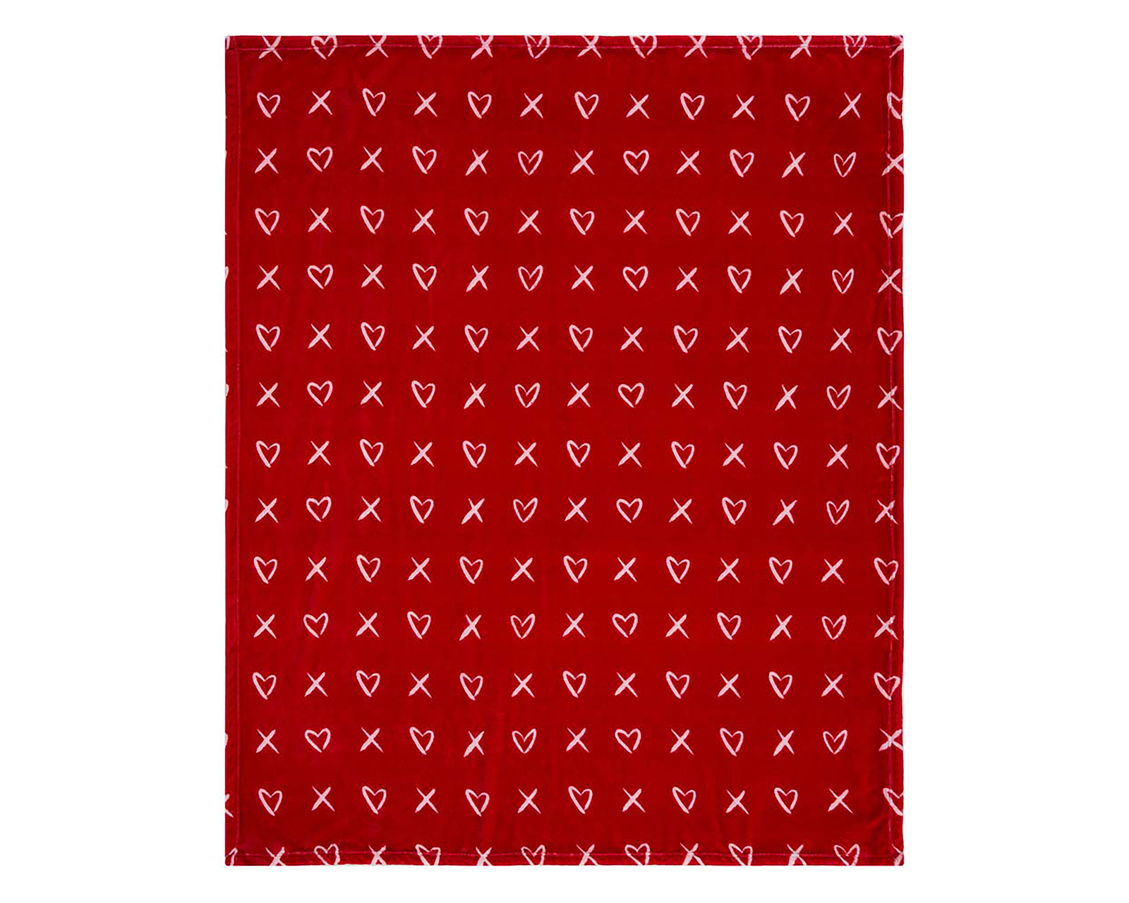 Frazada Individual Providencia Xoxo de Corazones