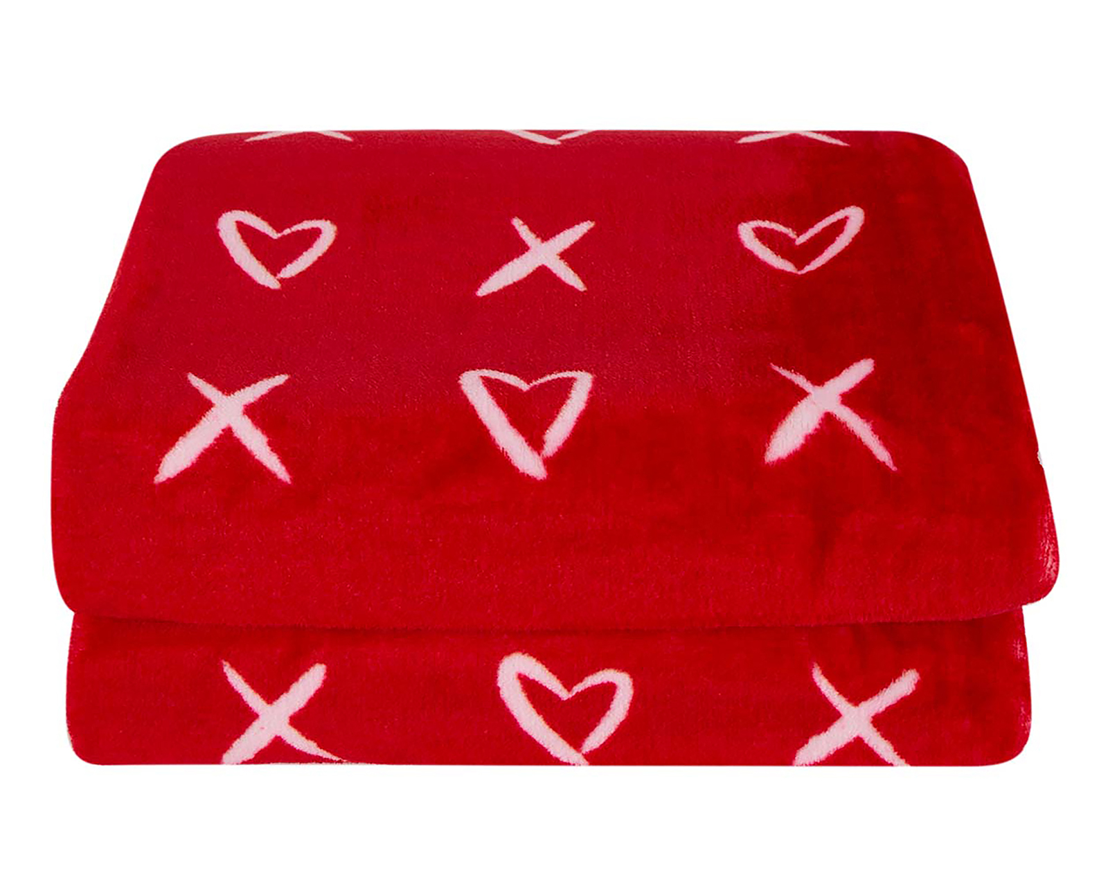 Foto 5 | Foto 5 | Frazada Individual Providencia Xoxo de Corazones