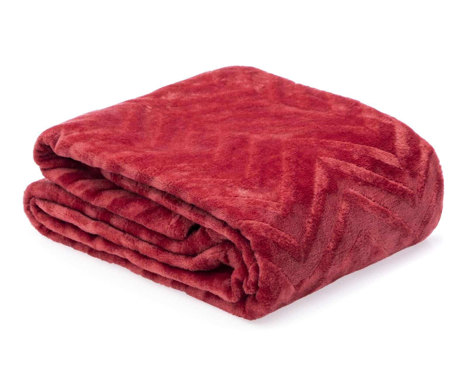 Foto 2 pulgar | Foto 1 | Frazada Starhaus Dina Rojo