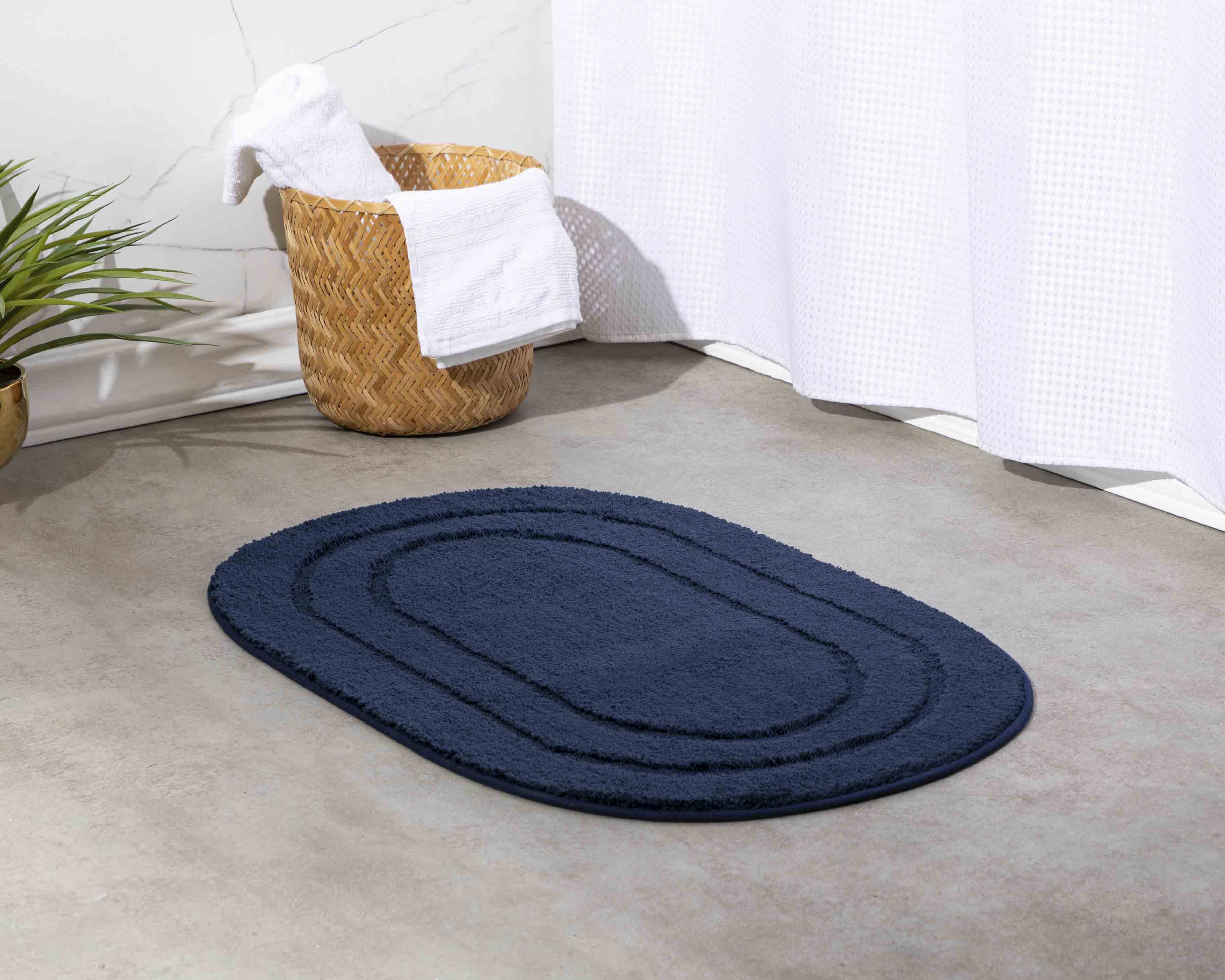 Foto 4 | Foto 4 | Tapete para Baño Starhaus Decorativo Azul