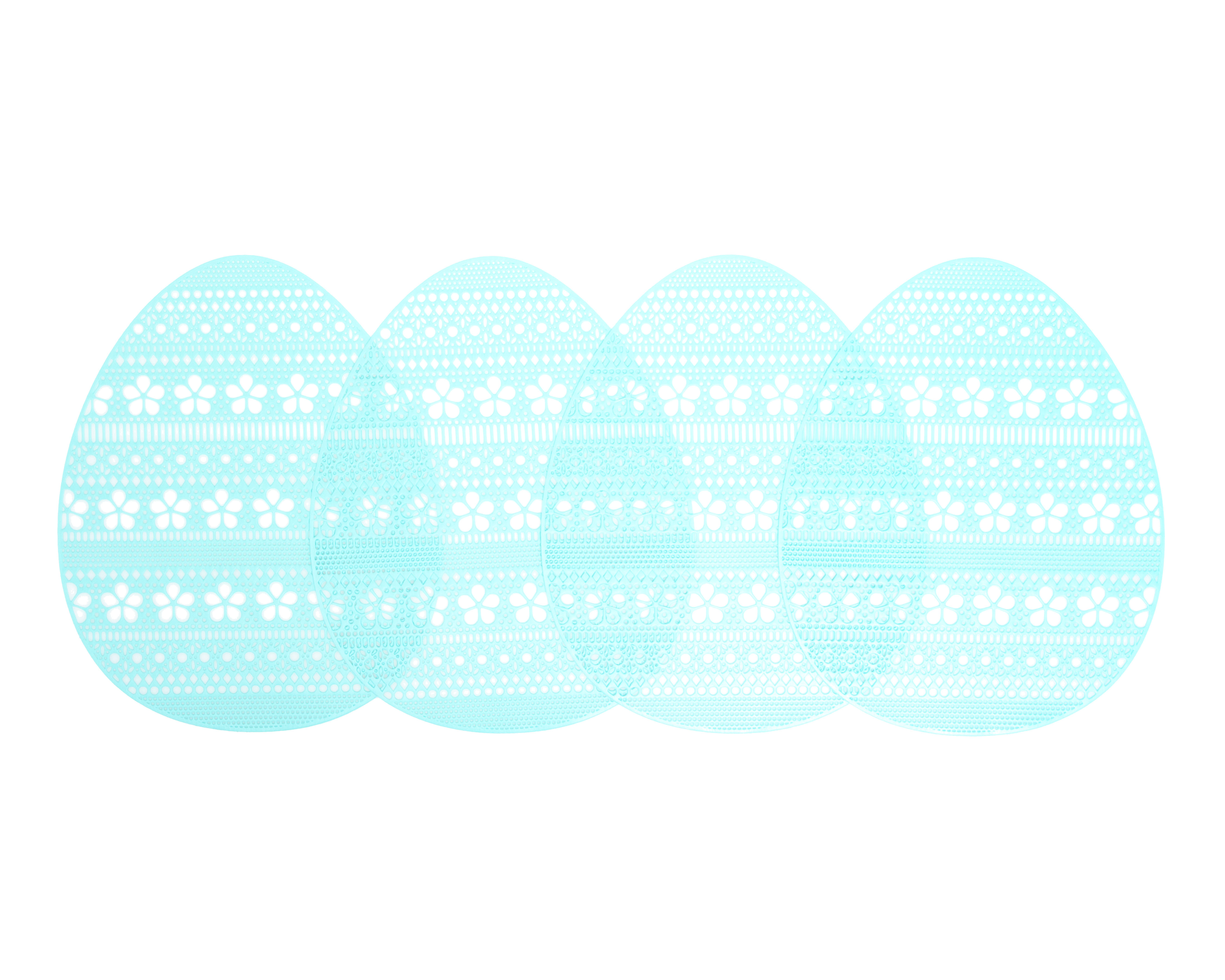 Foto 3 | Foto 3 | Mantel Individual Starhaus Azul 4 Piezas