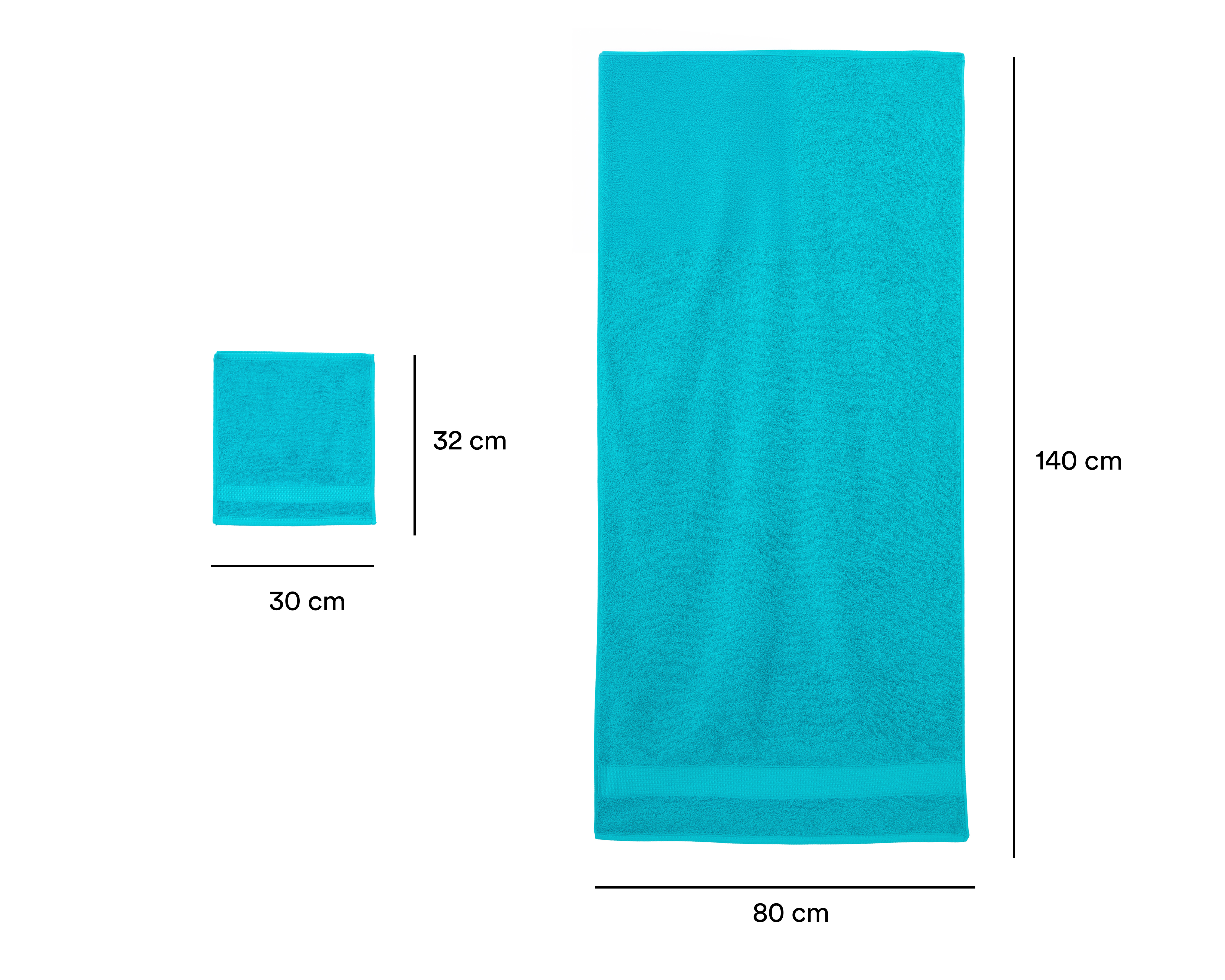 Foto 5 | Foto 5 | Toalla de Baño Starhaus Arezzo Aqua de Algodón 4 Piezas