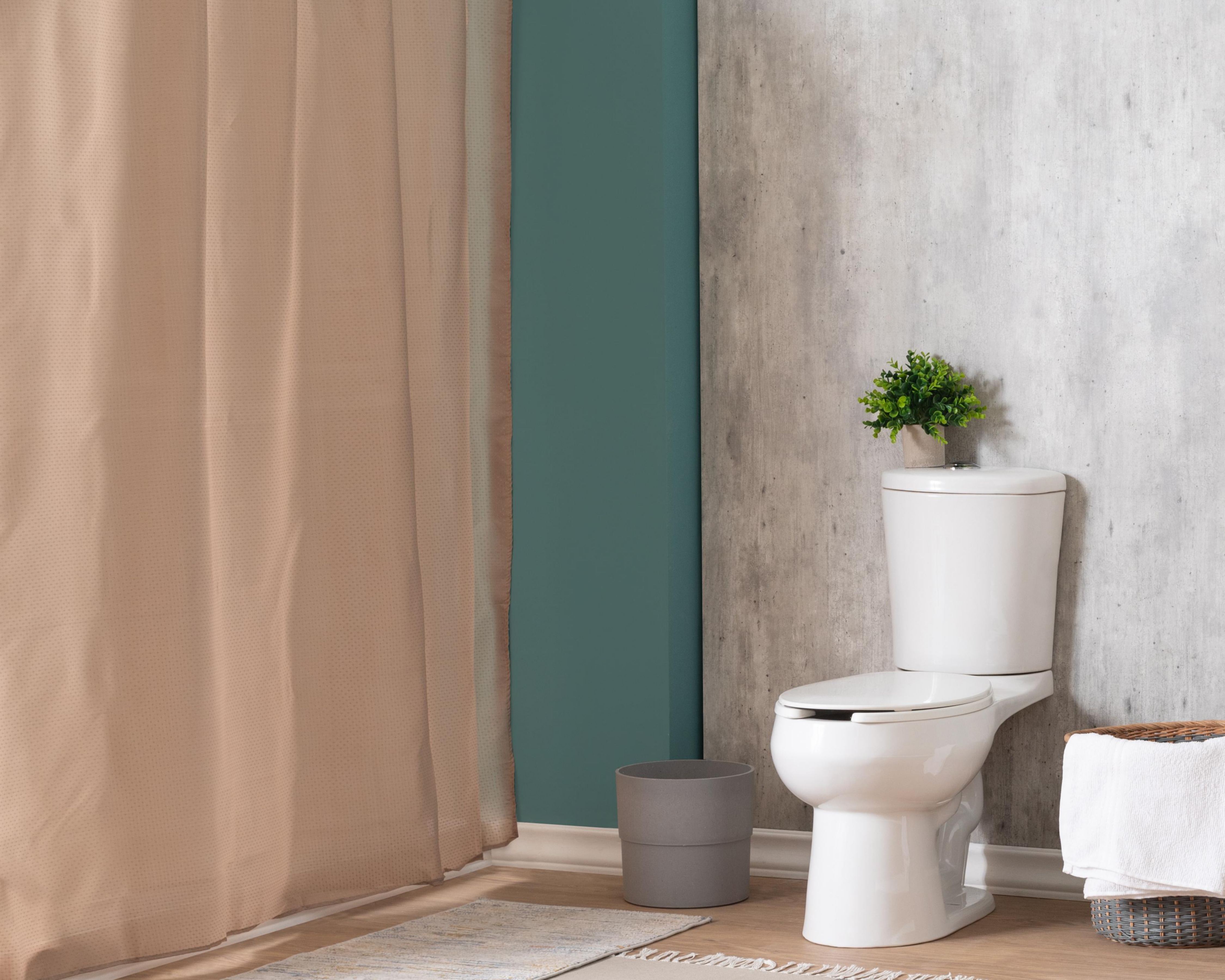 Foto 4 pulgar | Foto 3 | Cortina para Baño de 178 x 183 cm de Plástico