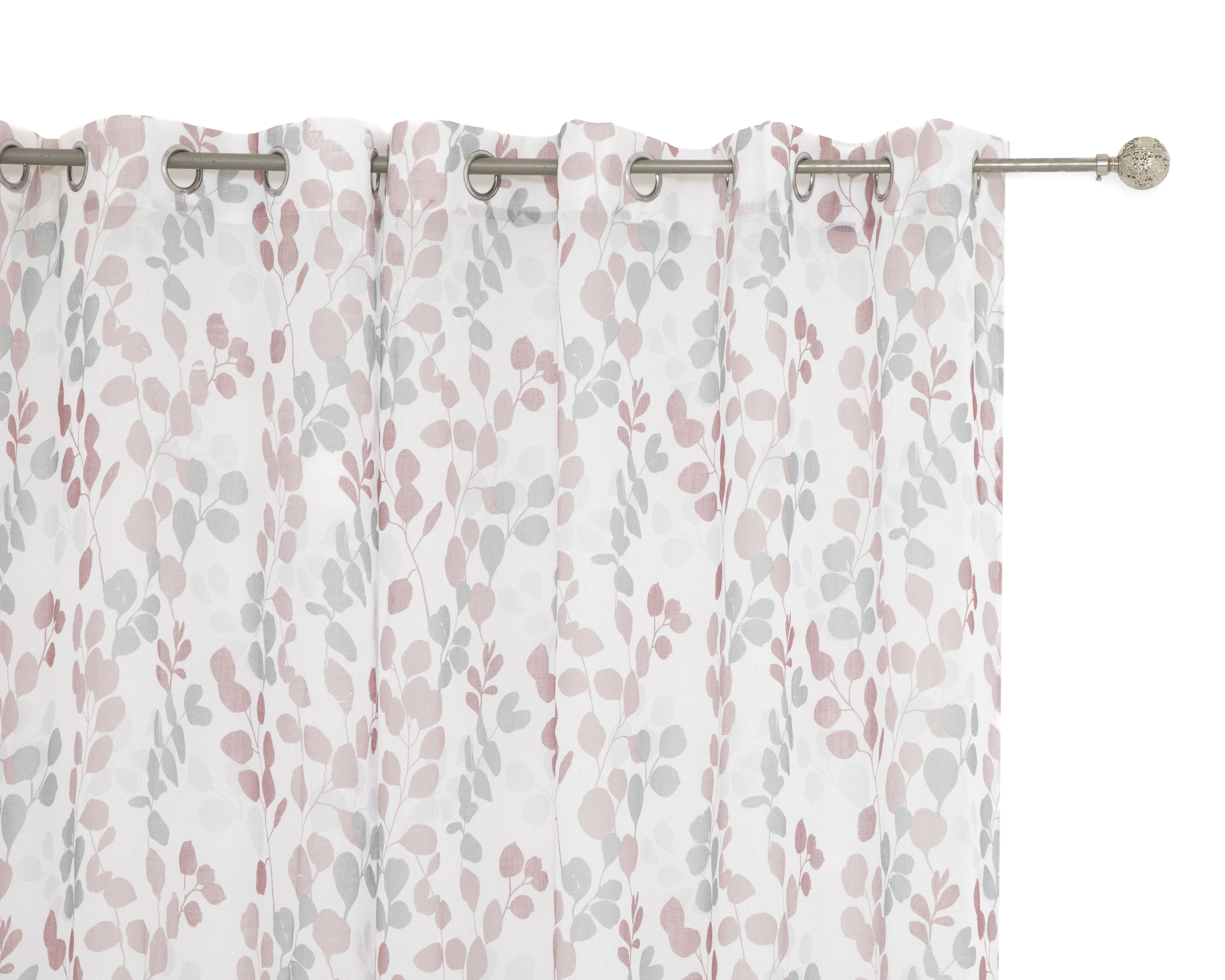 Foto 3 | Foto 3 | Cortina Blackout Milos 132 x 225 cm Rosa-Gris