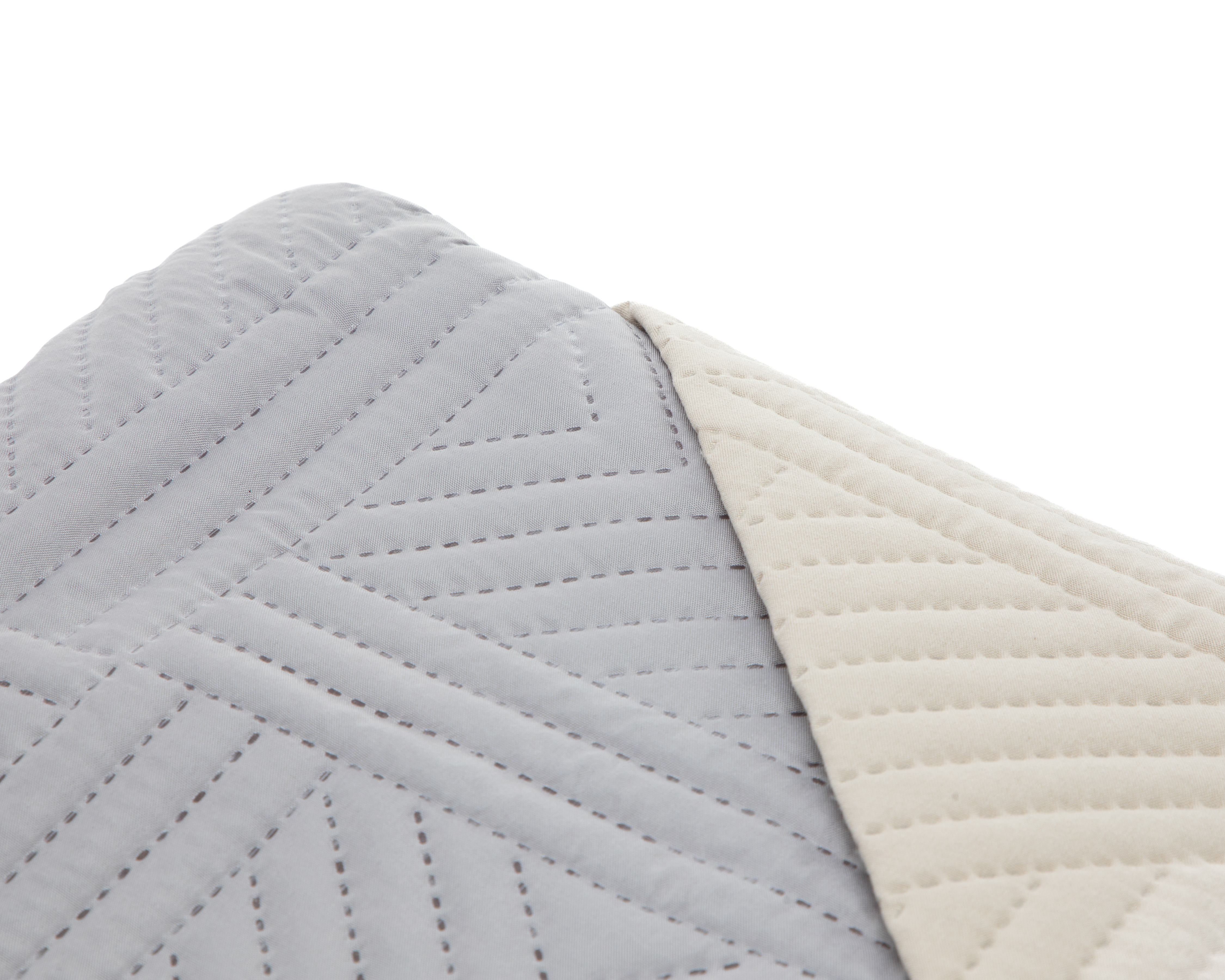 Foto 5 pulgar | Foto 4 | Colcha Selene Select Matrimonial Ceres Gris/Beige 3 Piezas