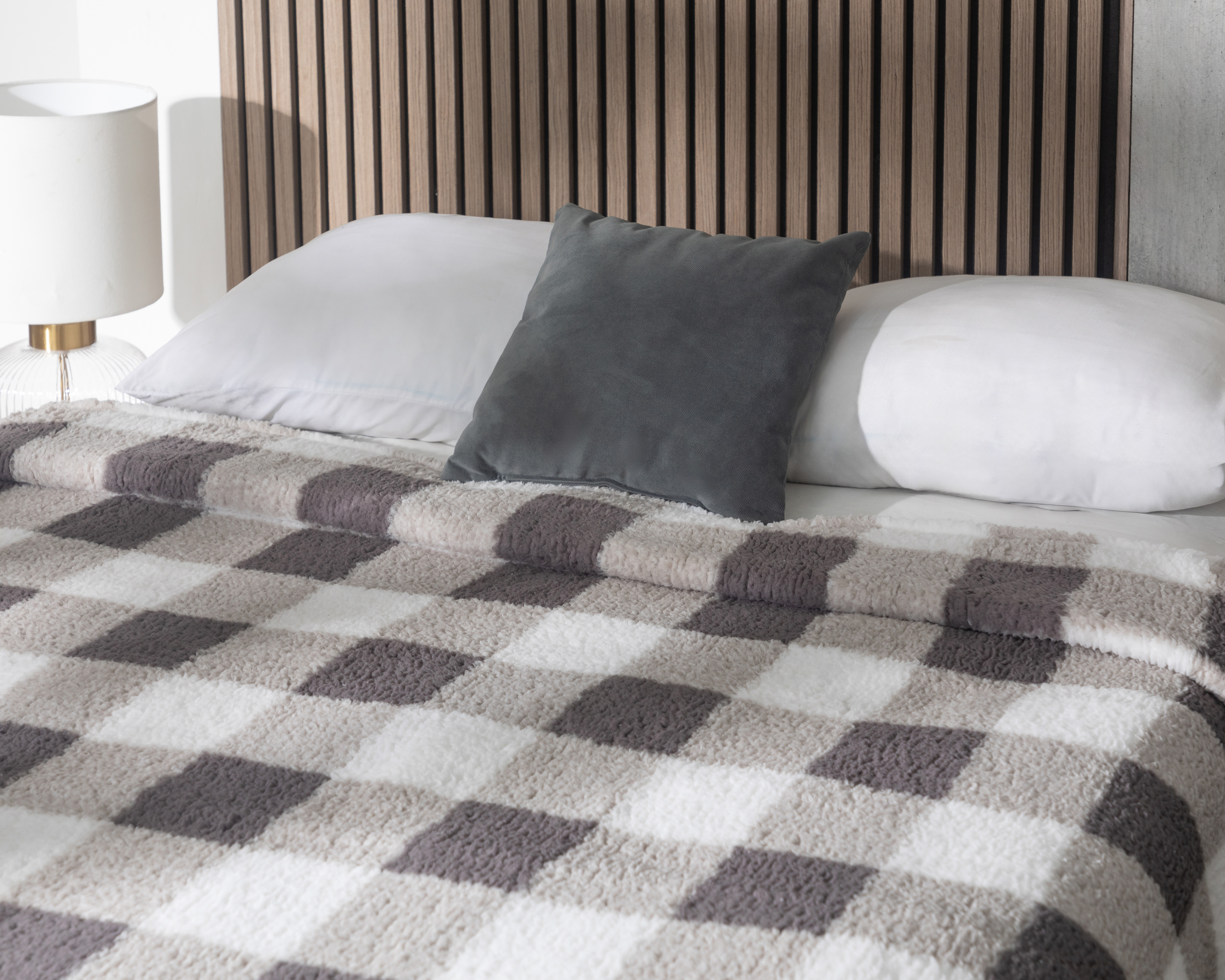 Foto 1 | Foto 1 | Cobertor Matrimonial Starhaus Ovejita a Cuadros