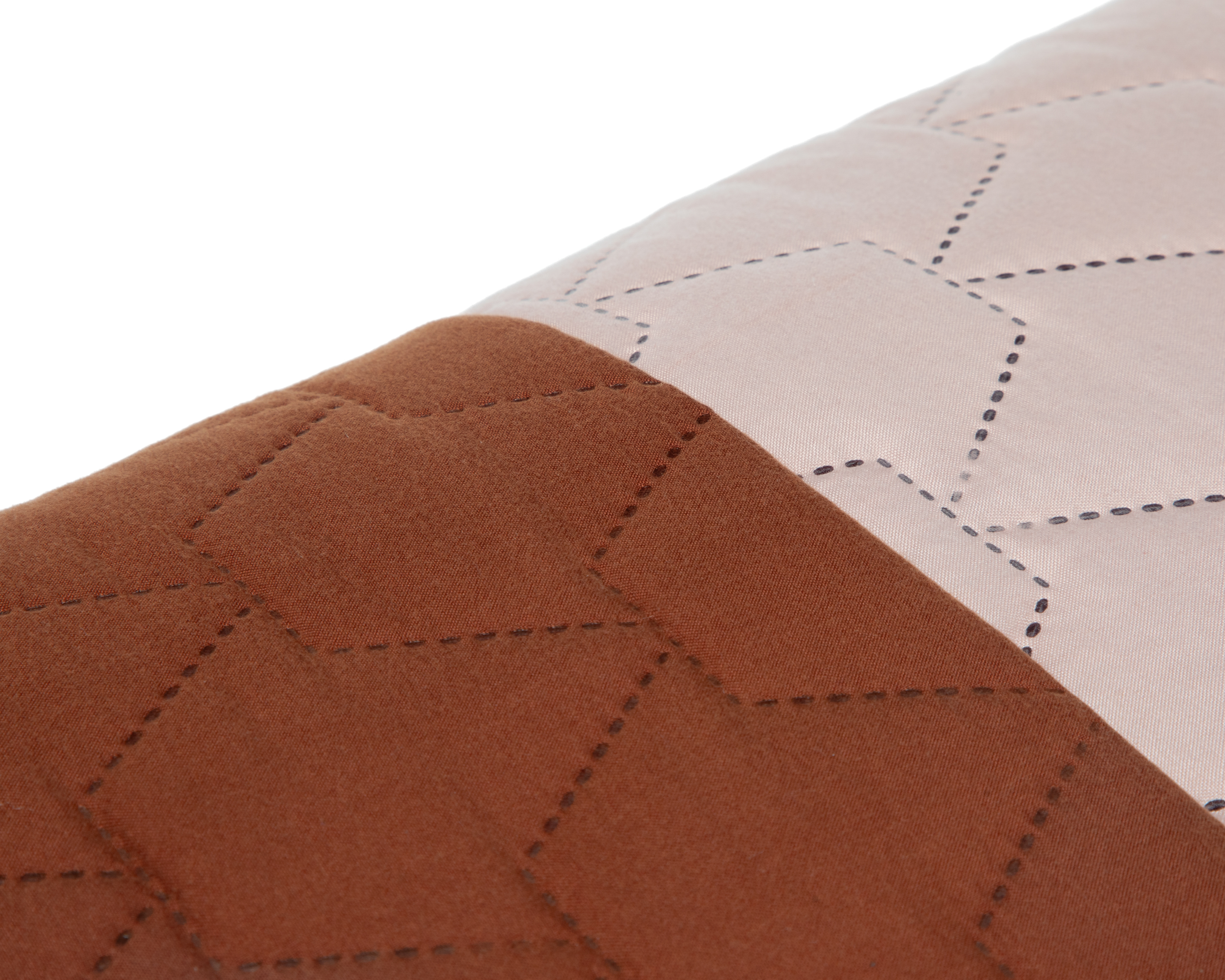 Foto 3 | Foto 3 | Colcha Providencia Matrimonial Escudo Café y Beige 3 Piezas