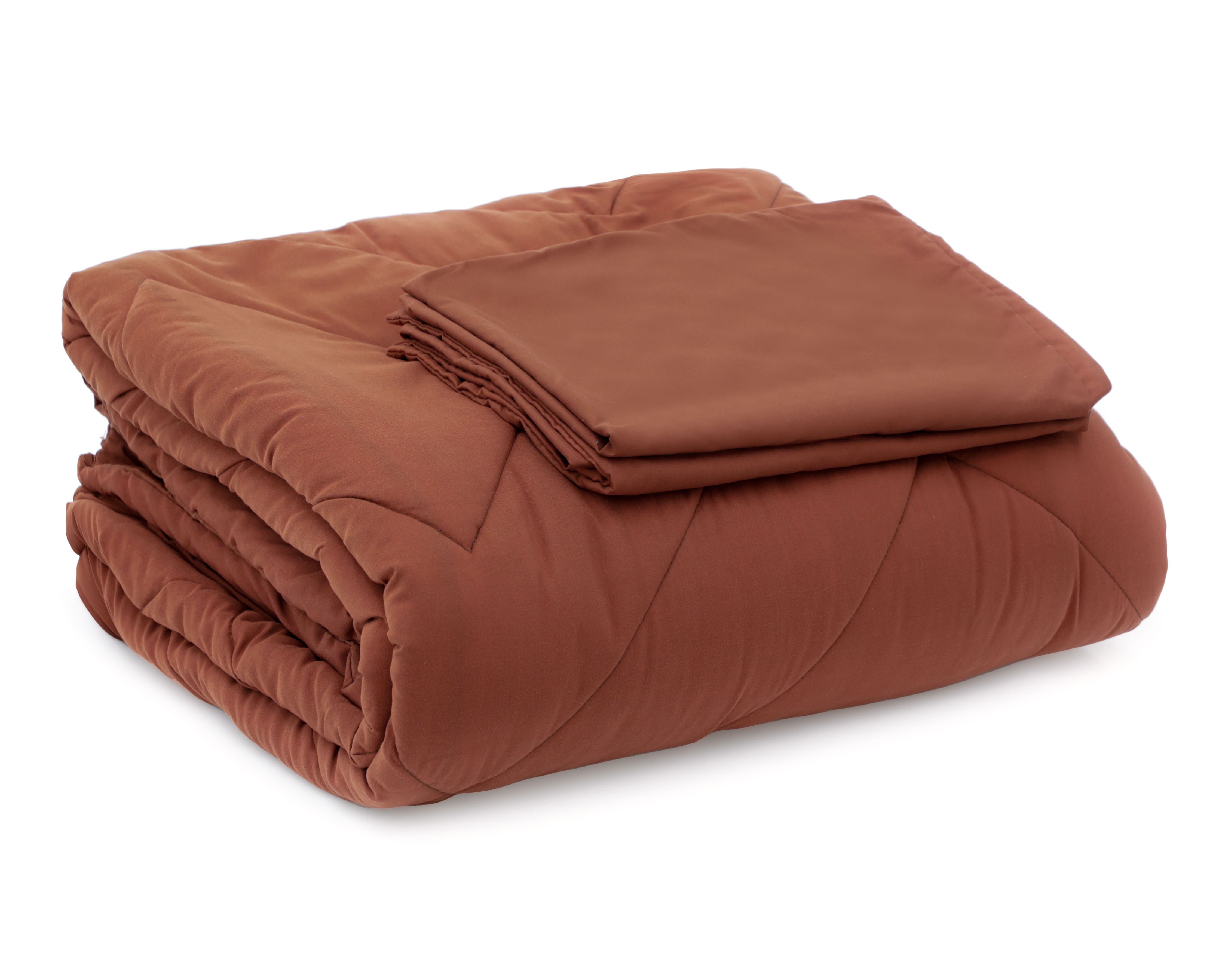Foto 6 pulgar | Foto 5 | Edredón Providencia Matrimonial Down Baked Clay Café 3 Piezas