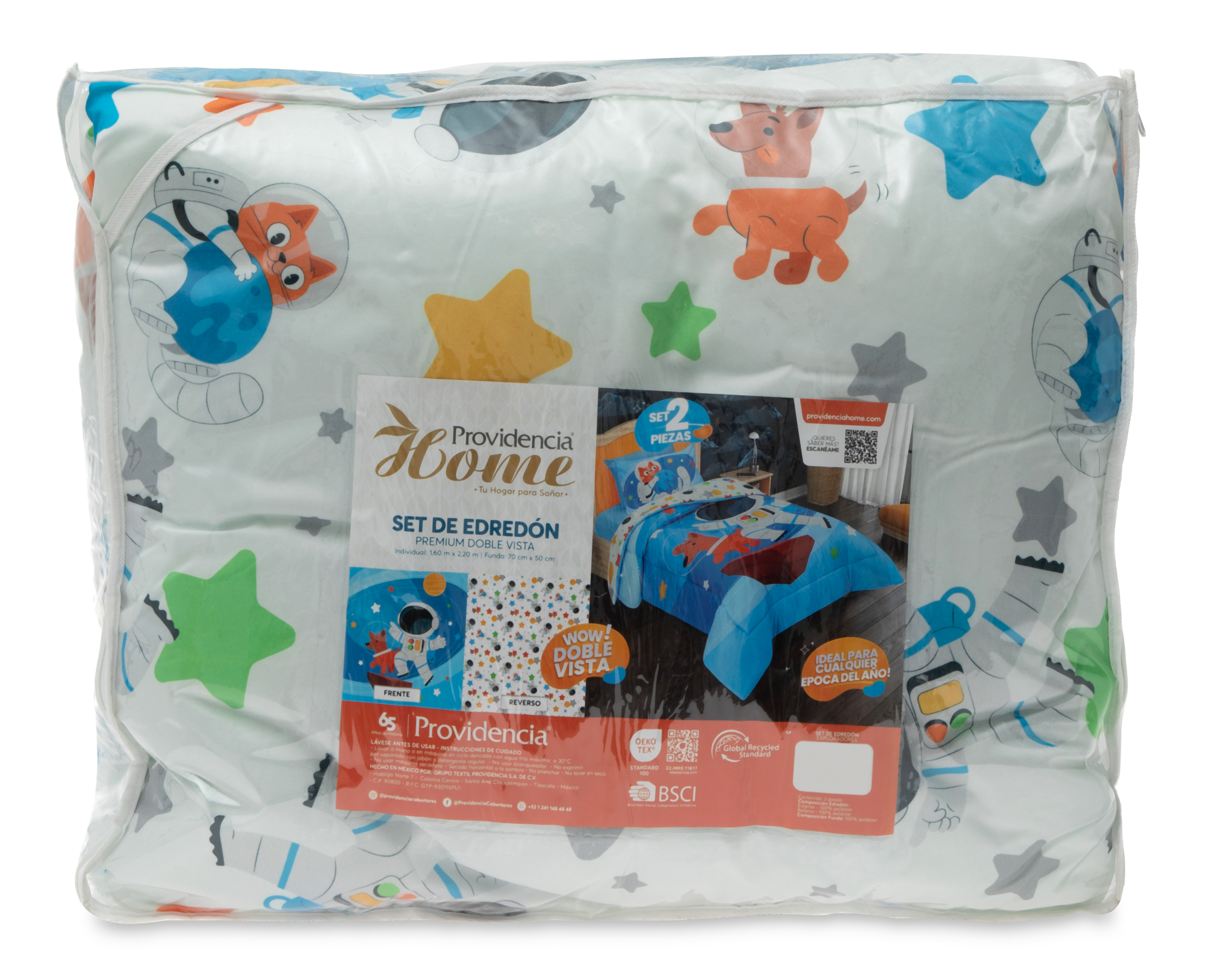 Foto 4 | Foto 4 | Edredón Providencia Individual Exploradores Multicolor 2 Piezas