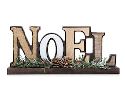 Letrero Navideño Noel Wood