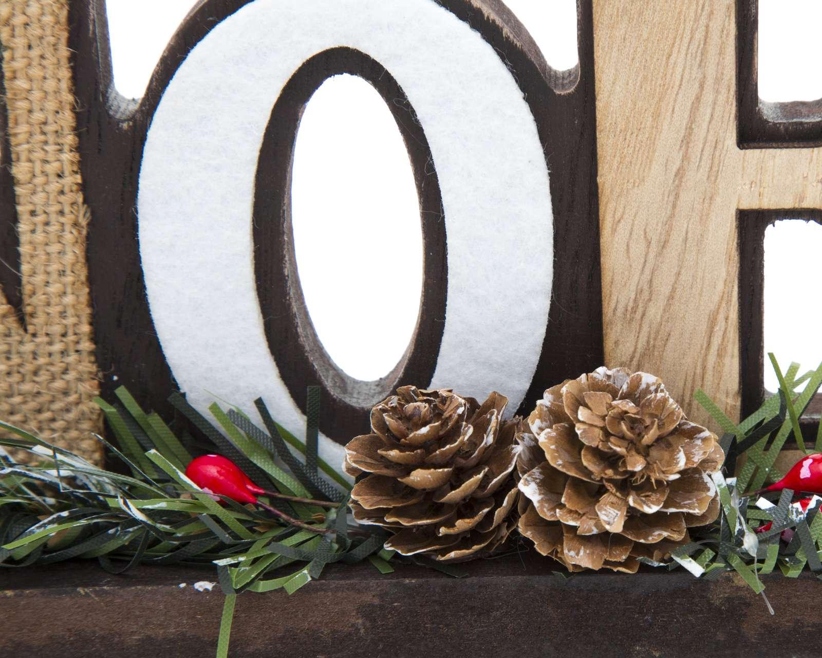 Foto 3 | Foto 3 | Letrero Navideño Noel Wood