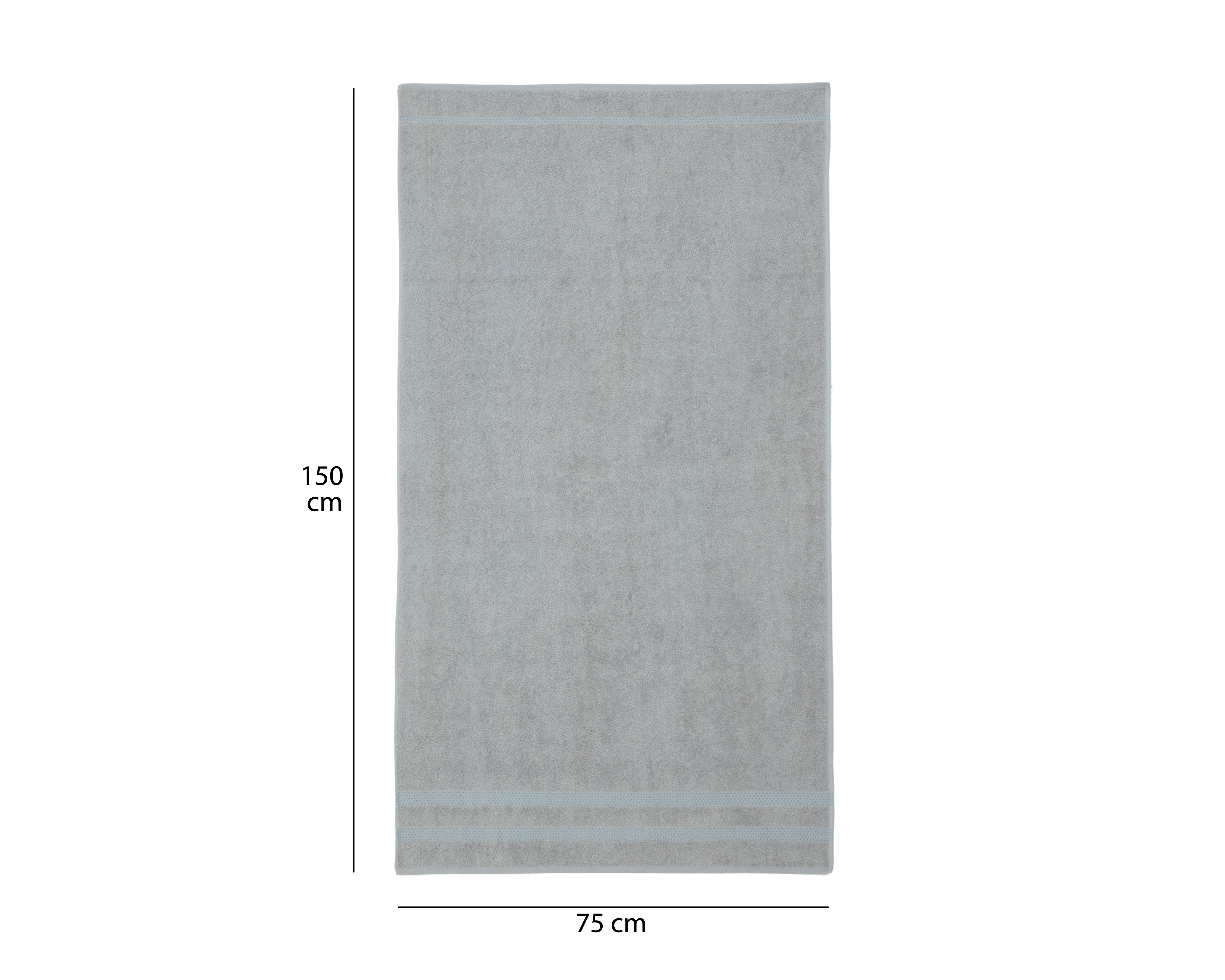 Foto 5 | Foto 5 | Toalla de Medio Baño Moscú Gris