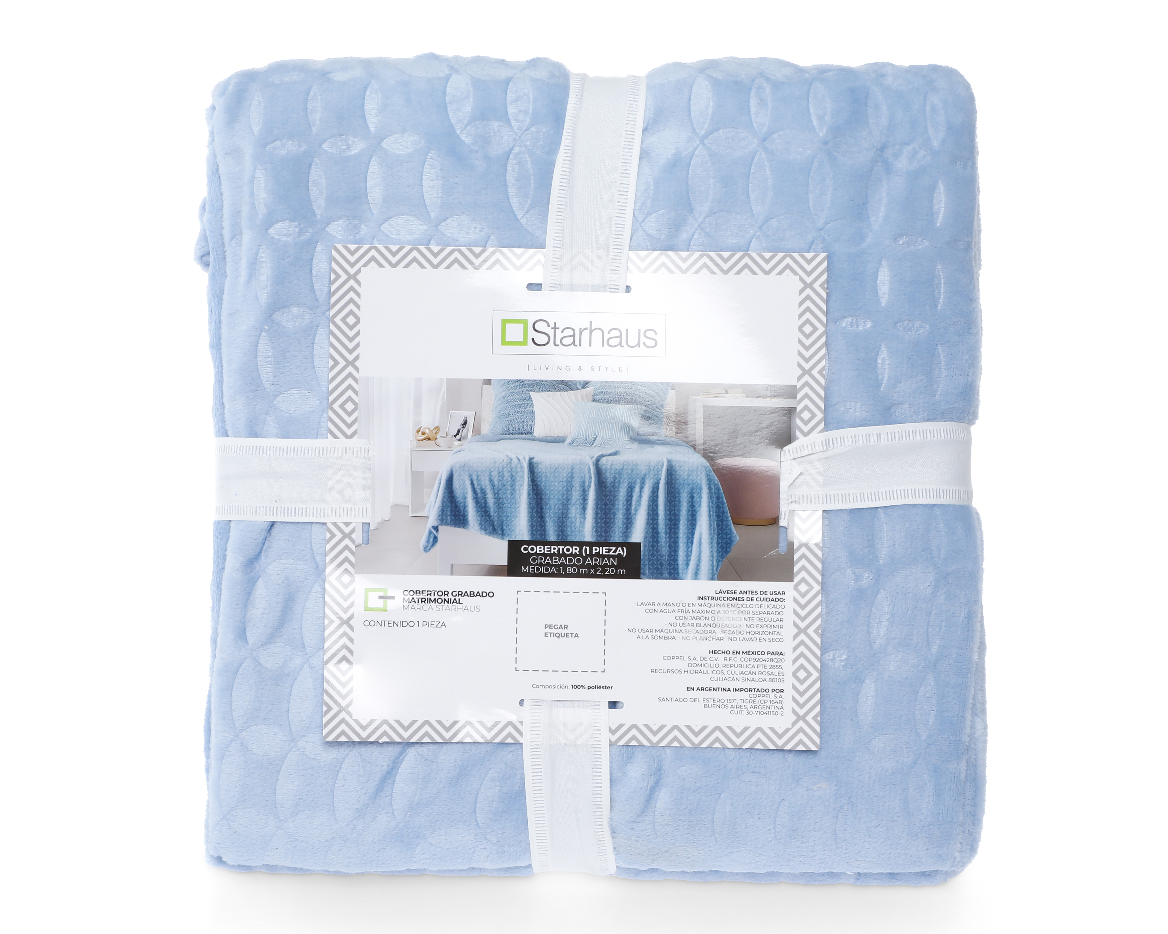 Foto 4 | Foto 4 | Cobertor Matrimonial Starhaus Arian Azul