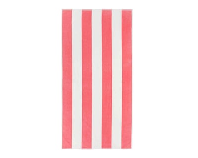Foto 3 | Foto 3 | Toalla de Medio Baño Velour Franjas Coral