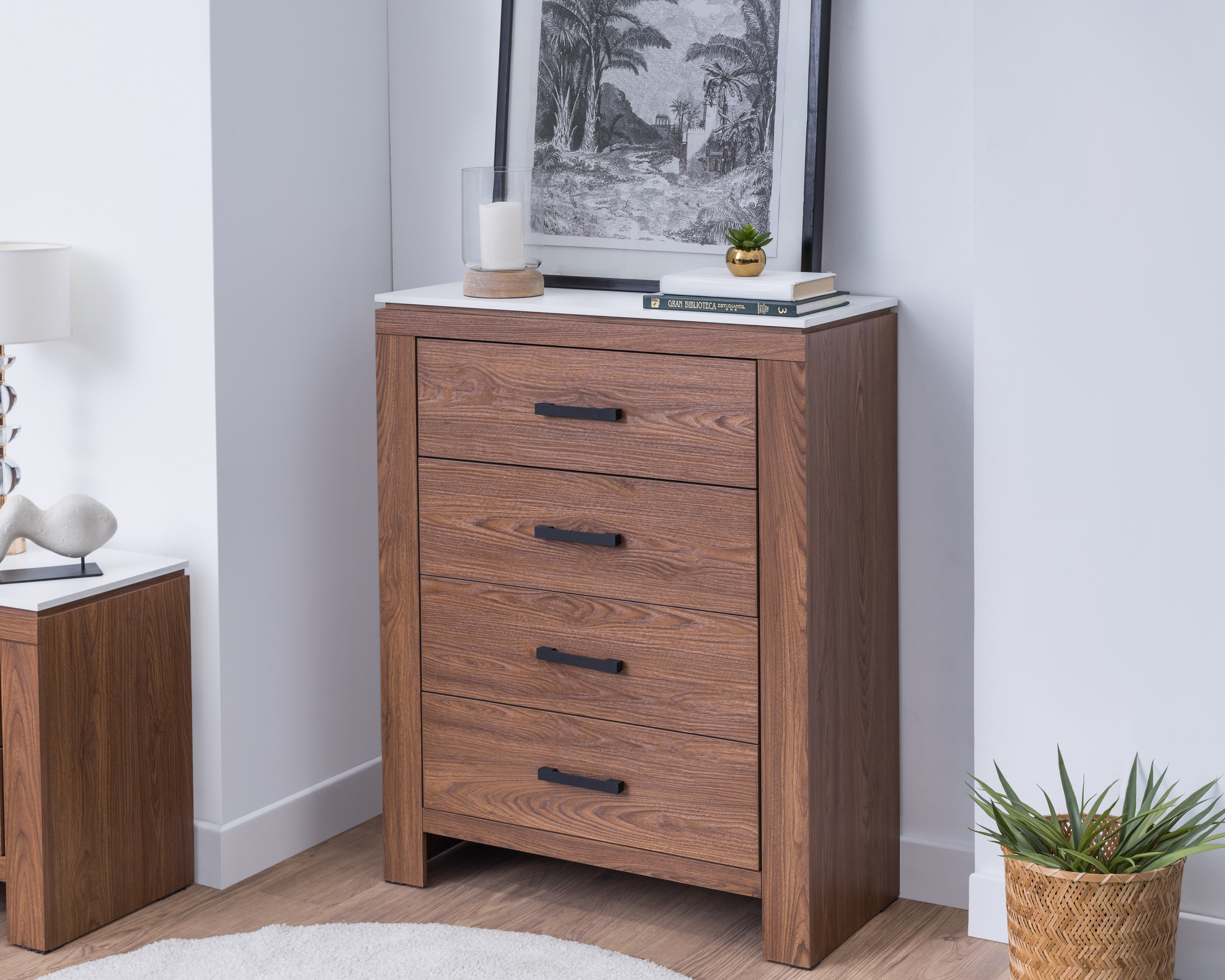 Foto 1 | Foto 1 | Cómoda Blu Nogal 80 cm