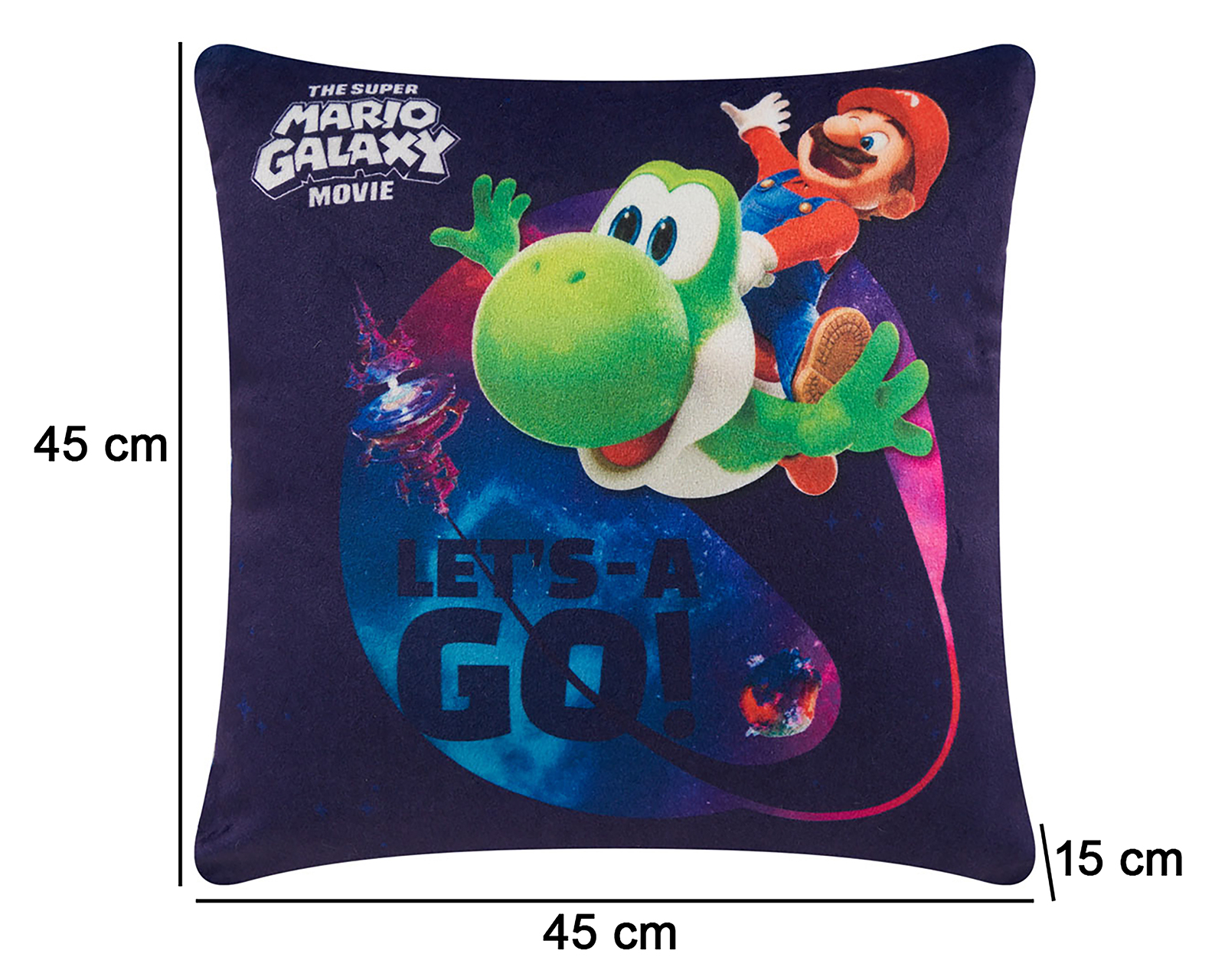 Foto 7 pulgar | Foto 6 | Cojín Decorativo Mario Bros Galaxy