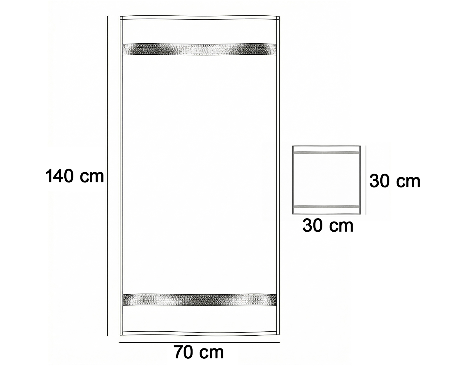 Foto 5 | Foto 5 | Toalla de Baño Starhaus Arezzo Aguacate 4 Piezas
