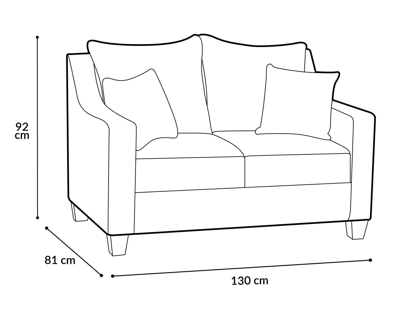 Foto 8 | Foto 8 | Loveseat Miller Contemporáneo