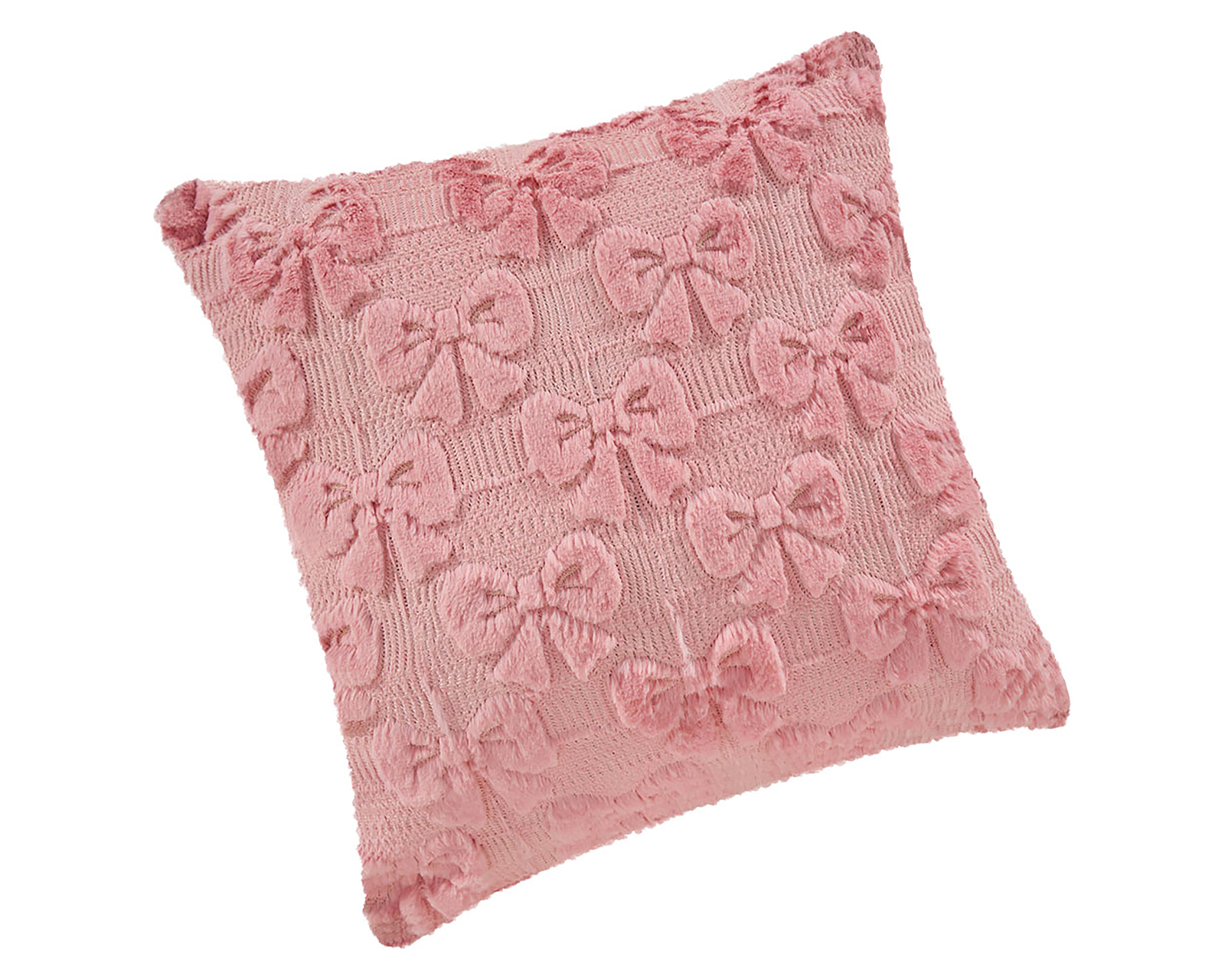 Foto 2 | Foto 2 | Cojín Decorativo Moños Rosa