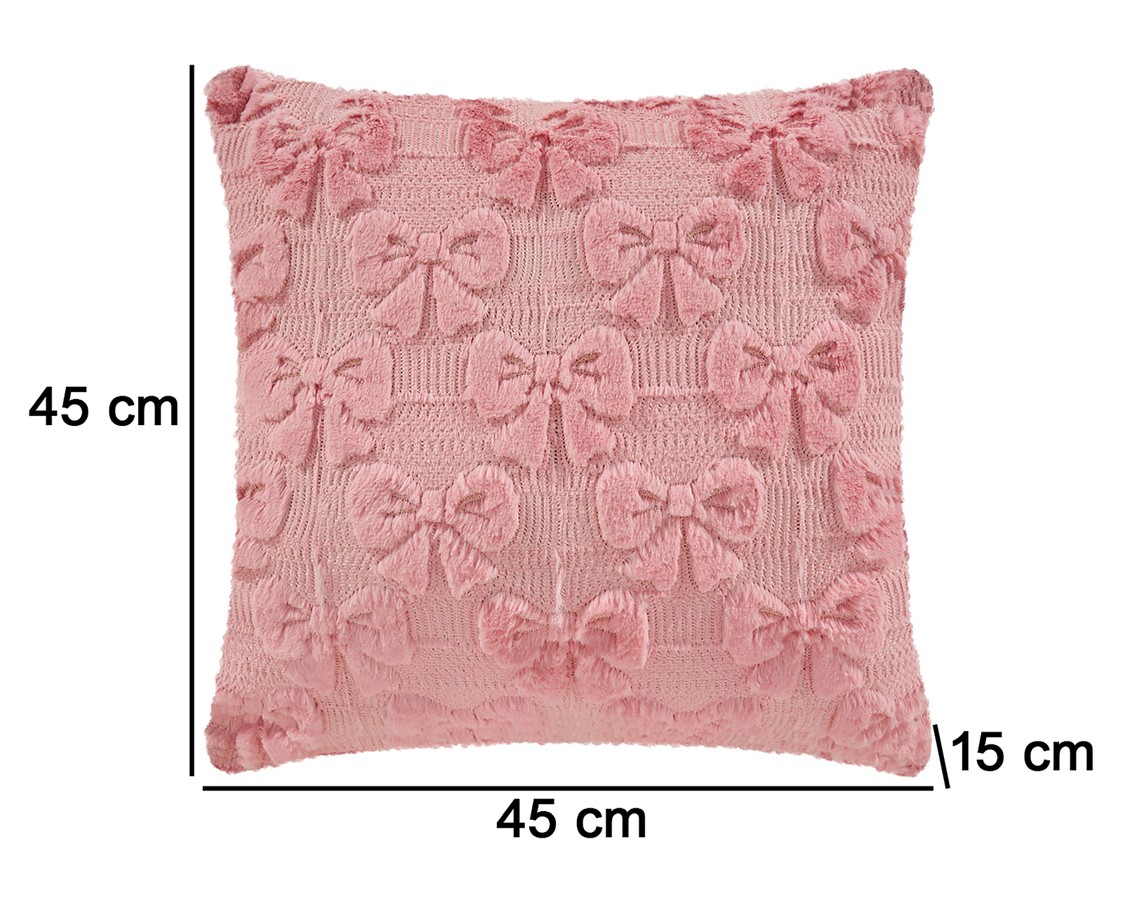 Foto 5 | Foto 5 | Cojín Decorativo Moños Rosa