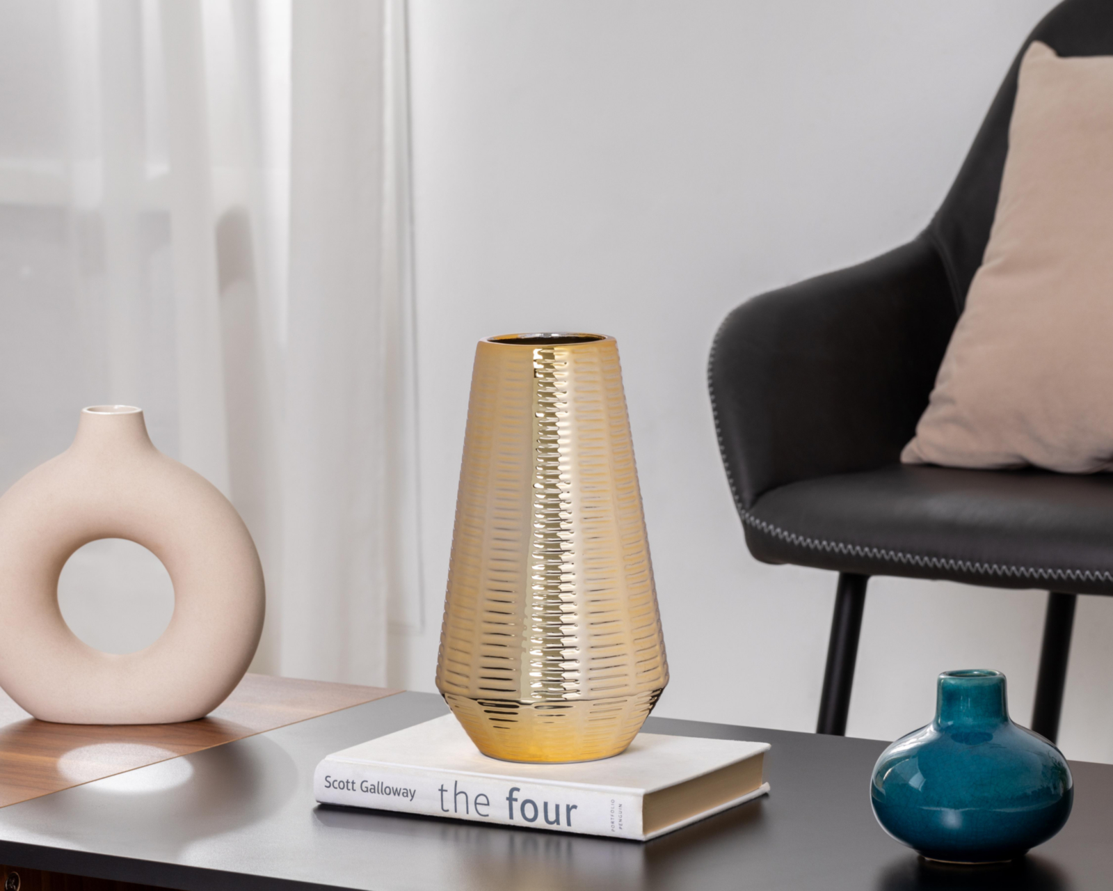 Foto 4 | Foto 4 | Jarrón Decorativo de Cerámica