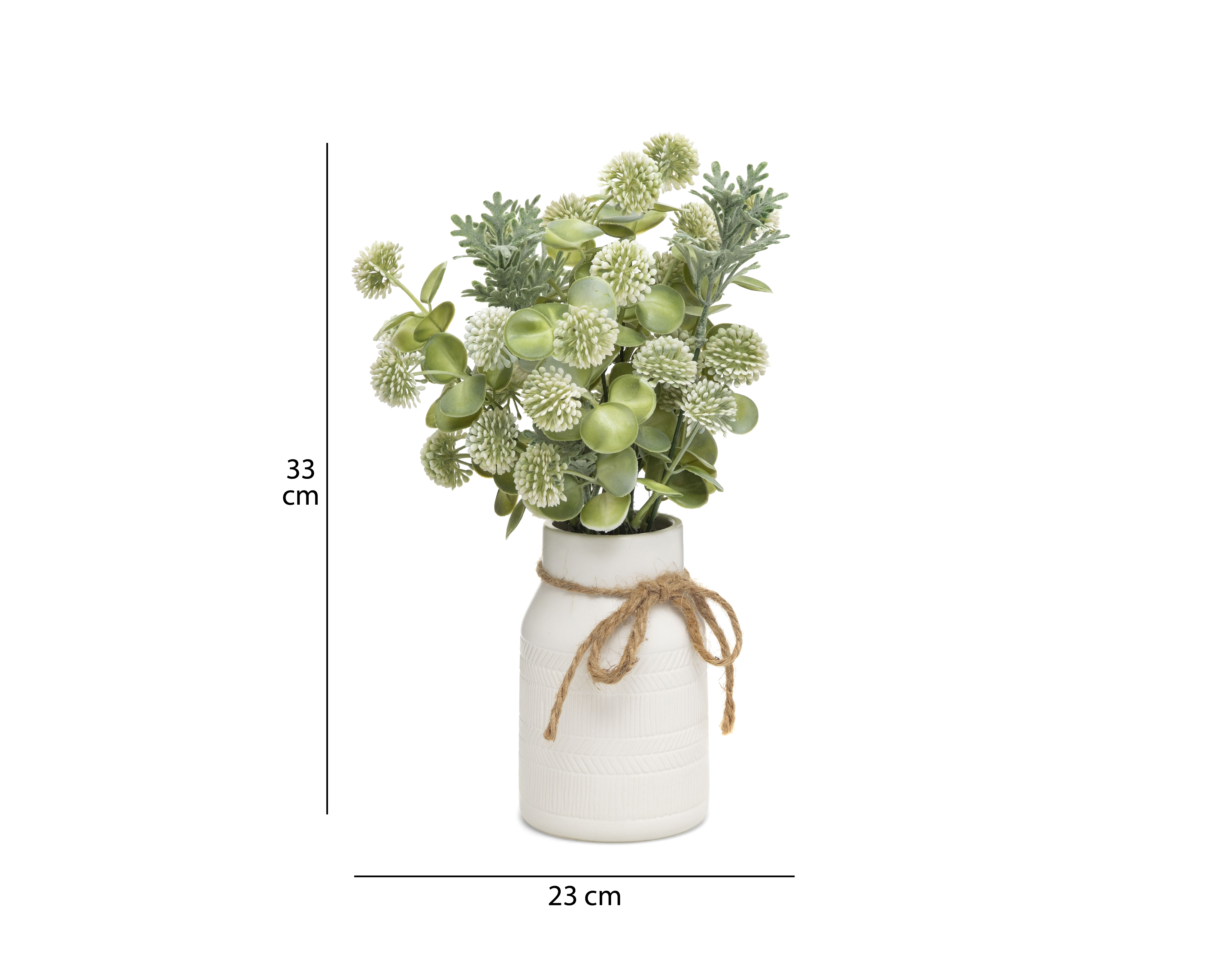 Foto 5 | Foto 5 | Planta Artificial con Florero Starhaus 33 cm