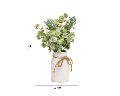 Foto 5 | Foto 5 | Planta Artificial con Florero Starhaus 33 cm