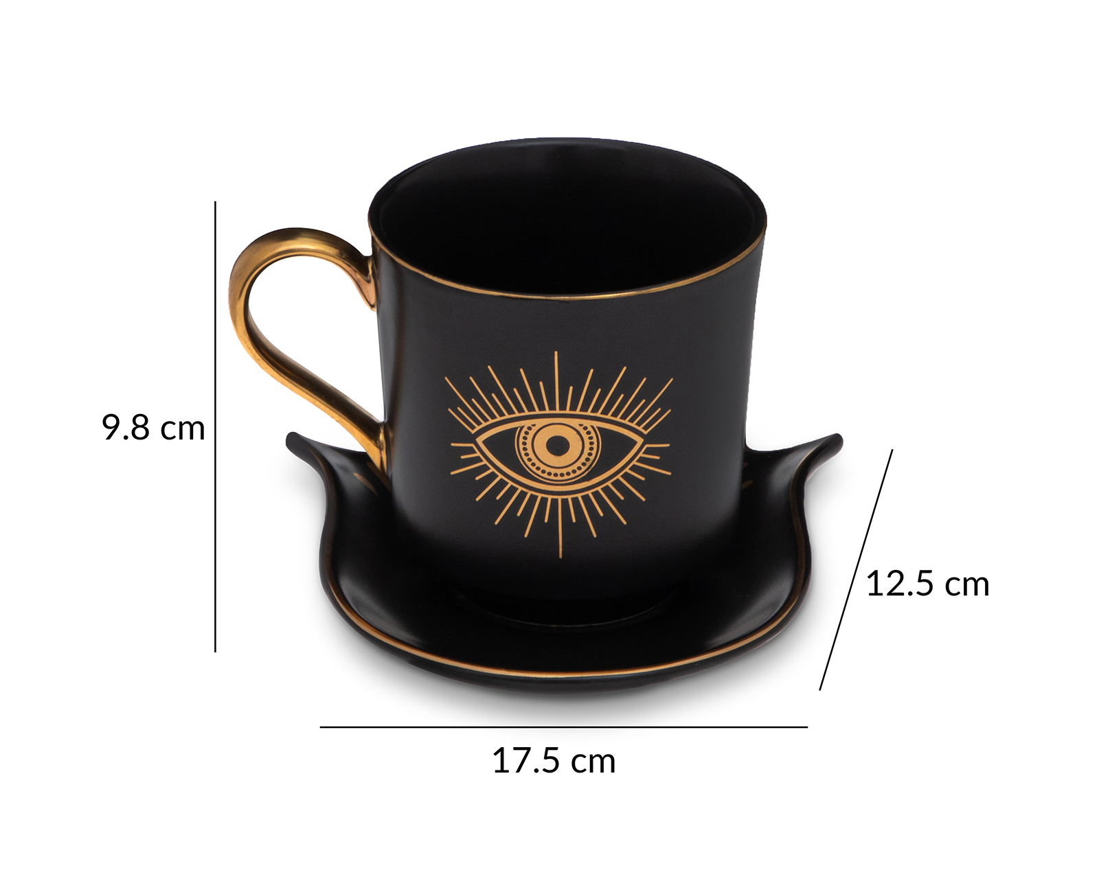 Foto 6 | Foto 6 | Taza con Plato Decorativo Blaine