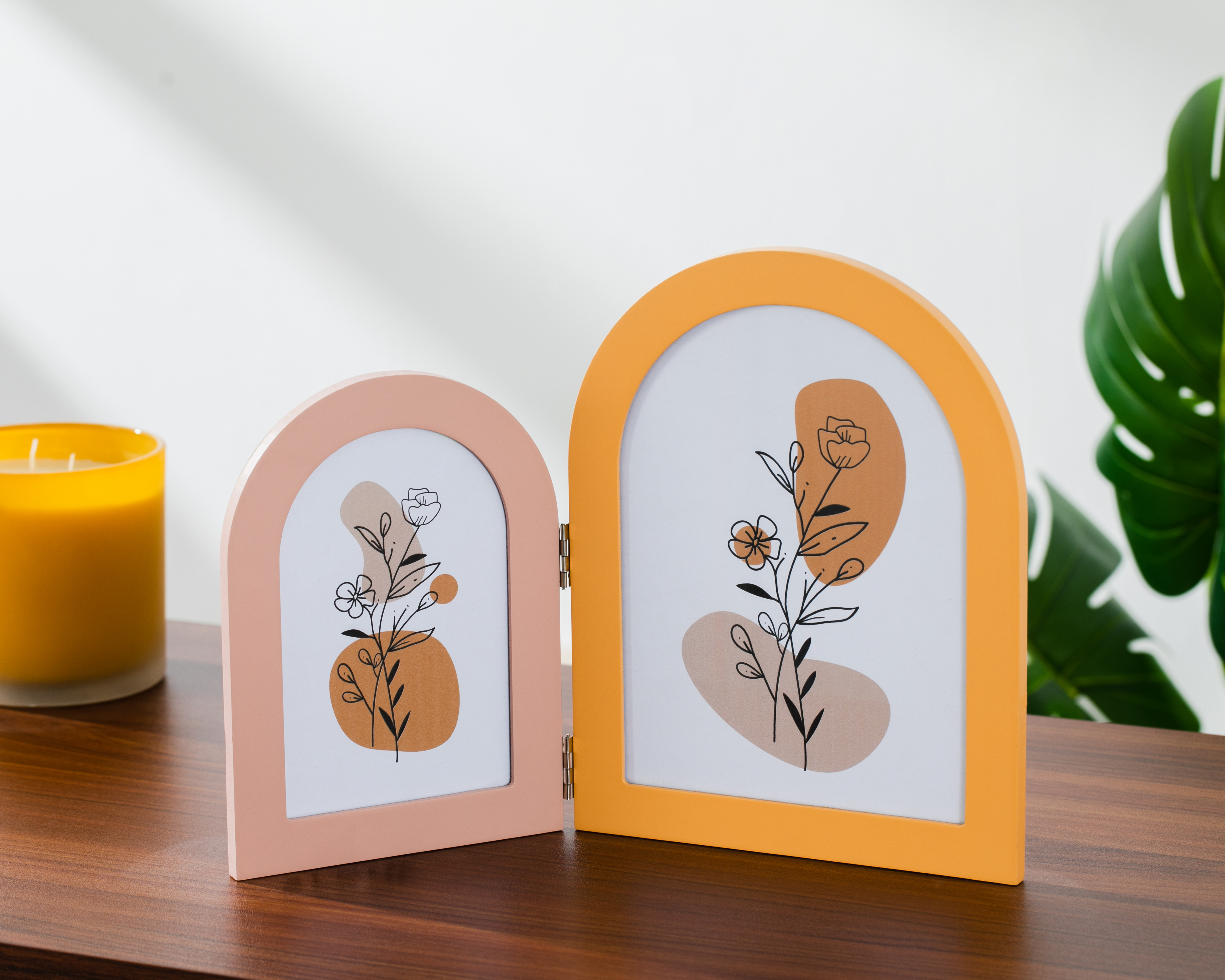 Foto 5 pulgar | Foto 4 | Portarretrato de Madera Industrializada 4 x 6" y 5 x 7"