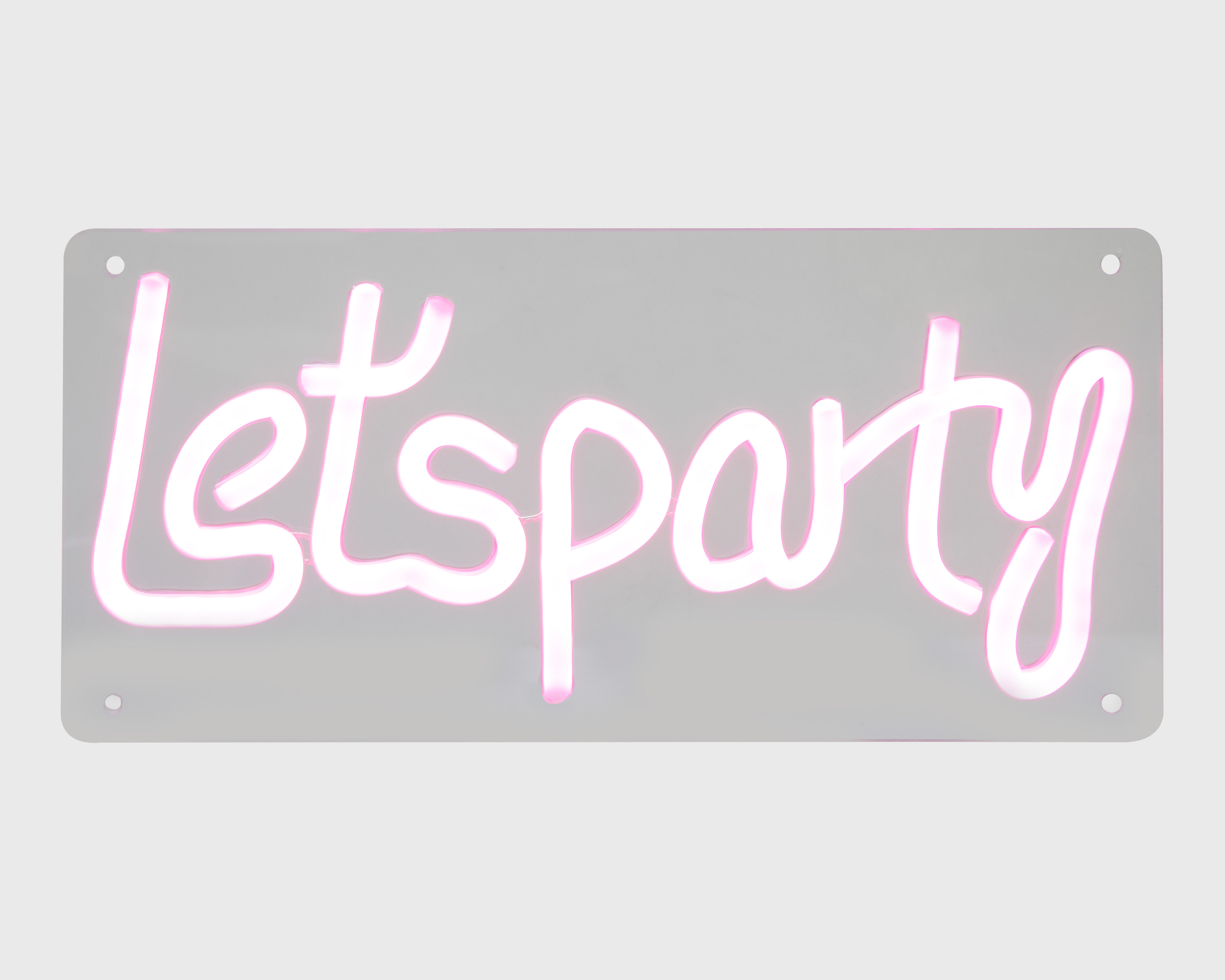 Foto 4 | Foto 4 | Letrero Decorativo Lets Party con Luces