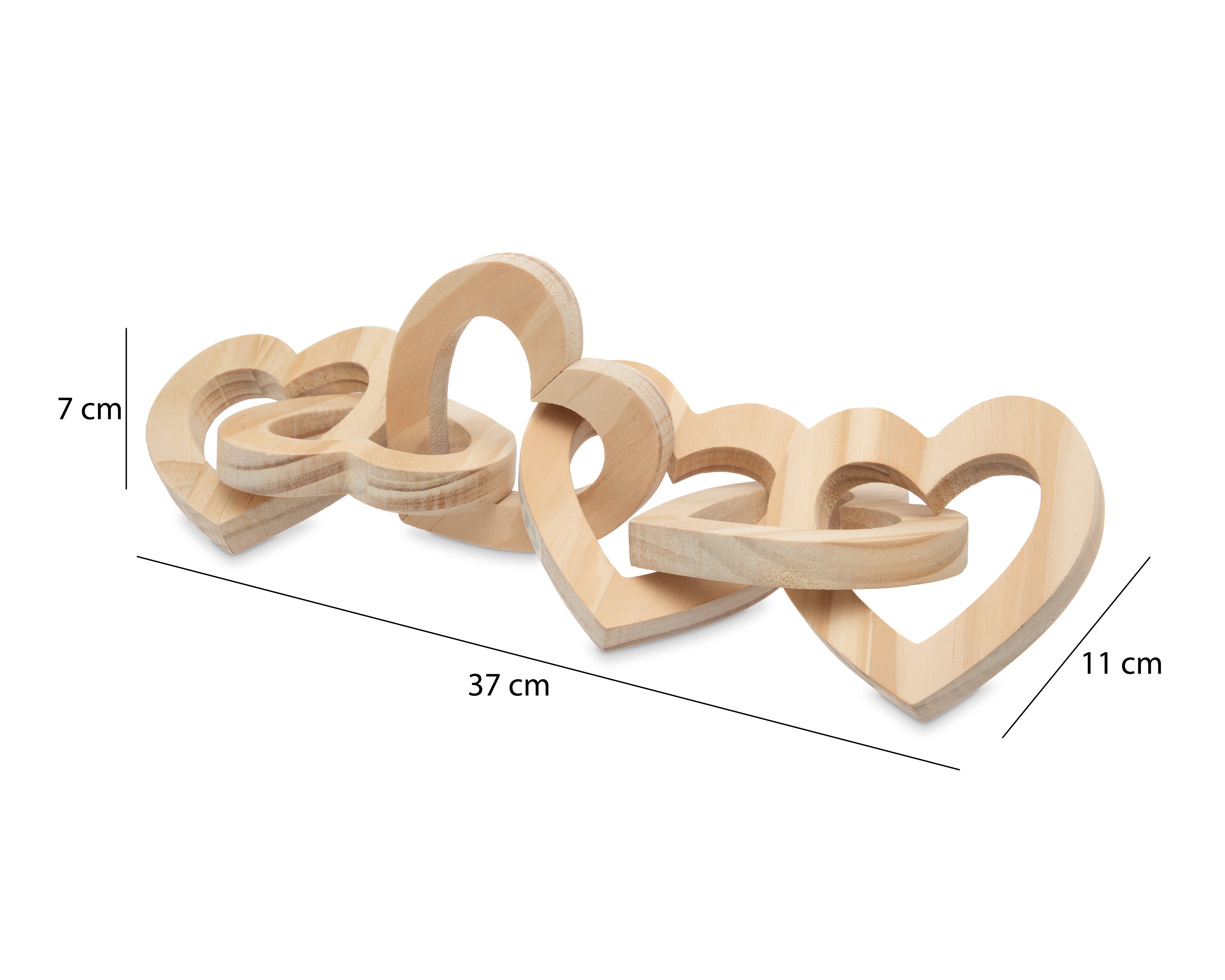 Foto 6 pulgar | Foto 5 | Escultura de Corazones Evi