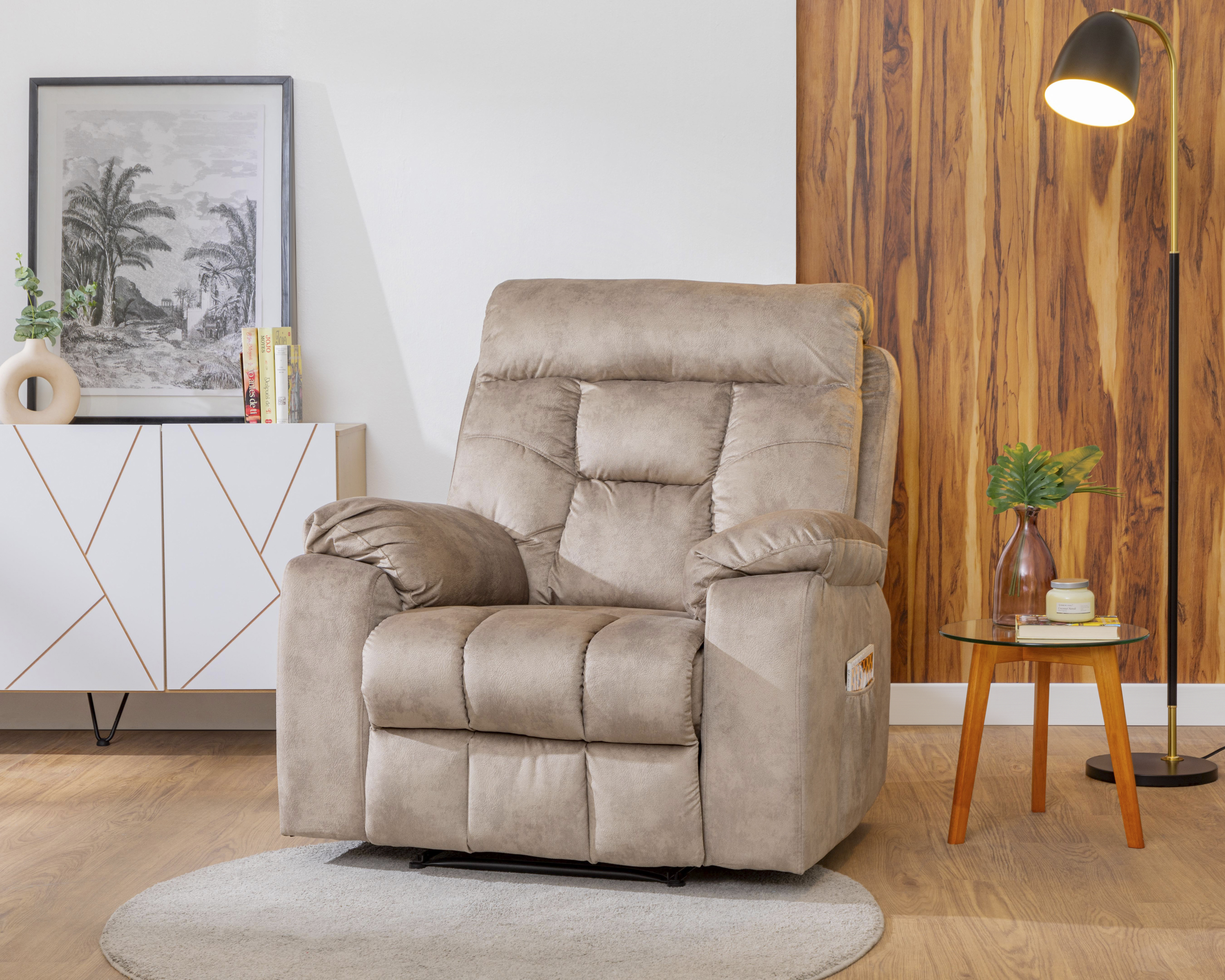 Sillón Reclinable Brock Café