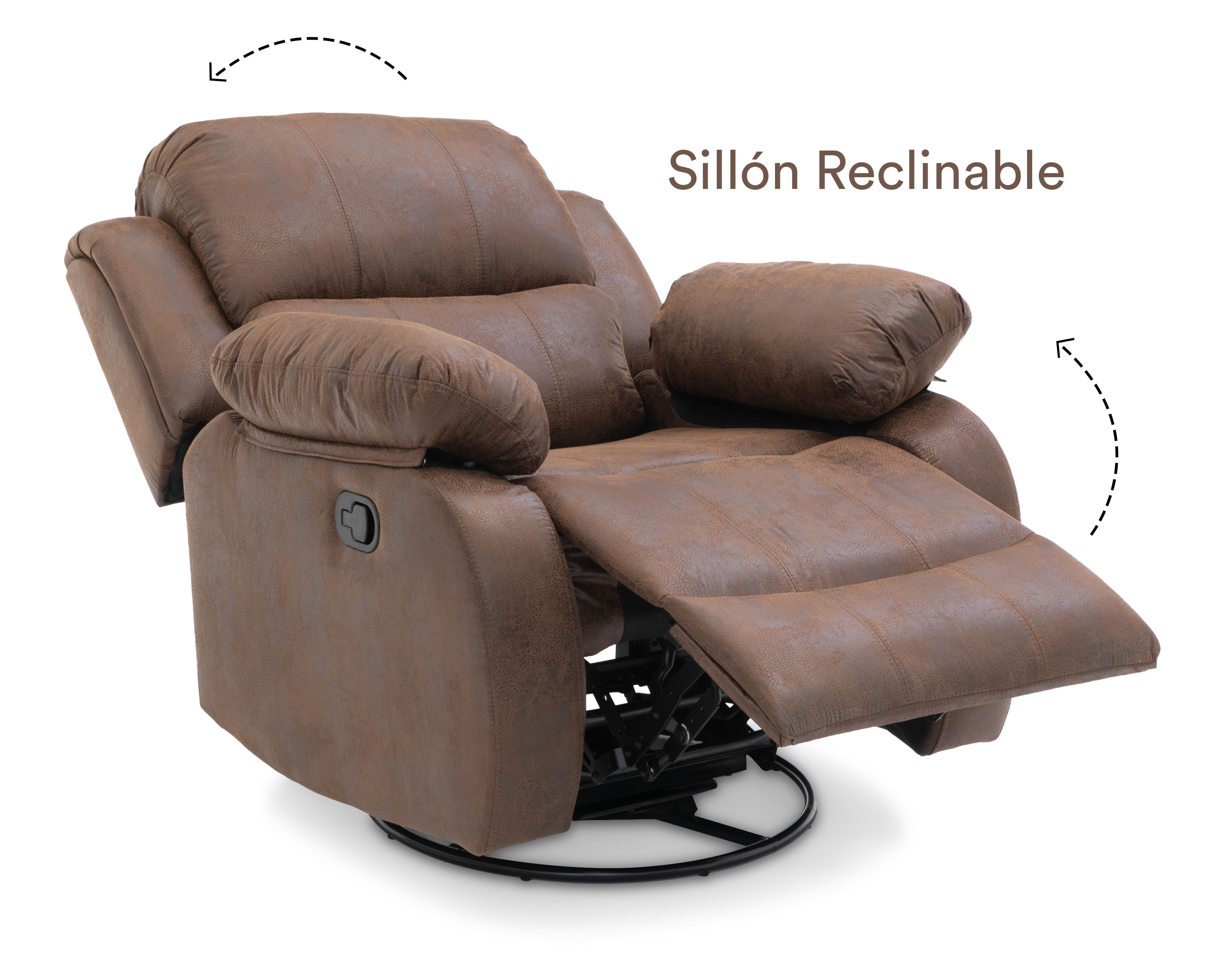 Foto 4 pulgar | Foto 3 | Sillón Reclinable Enzo Café